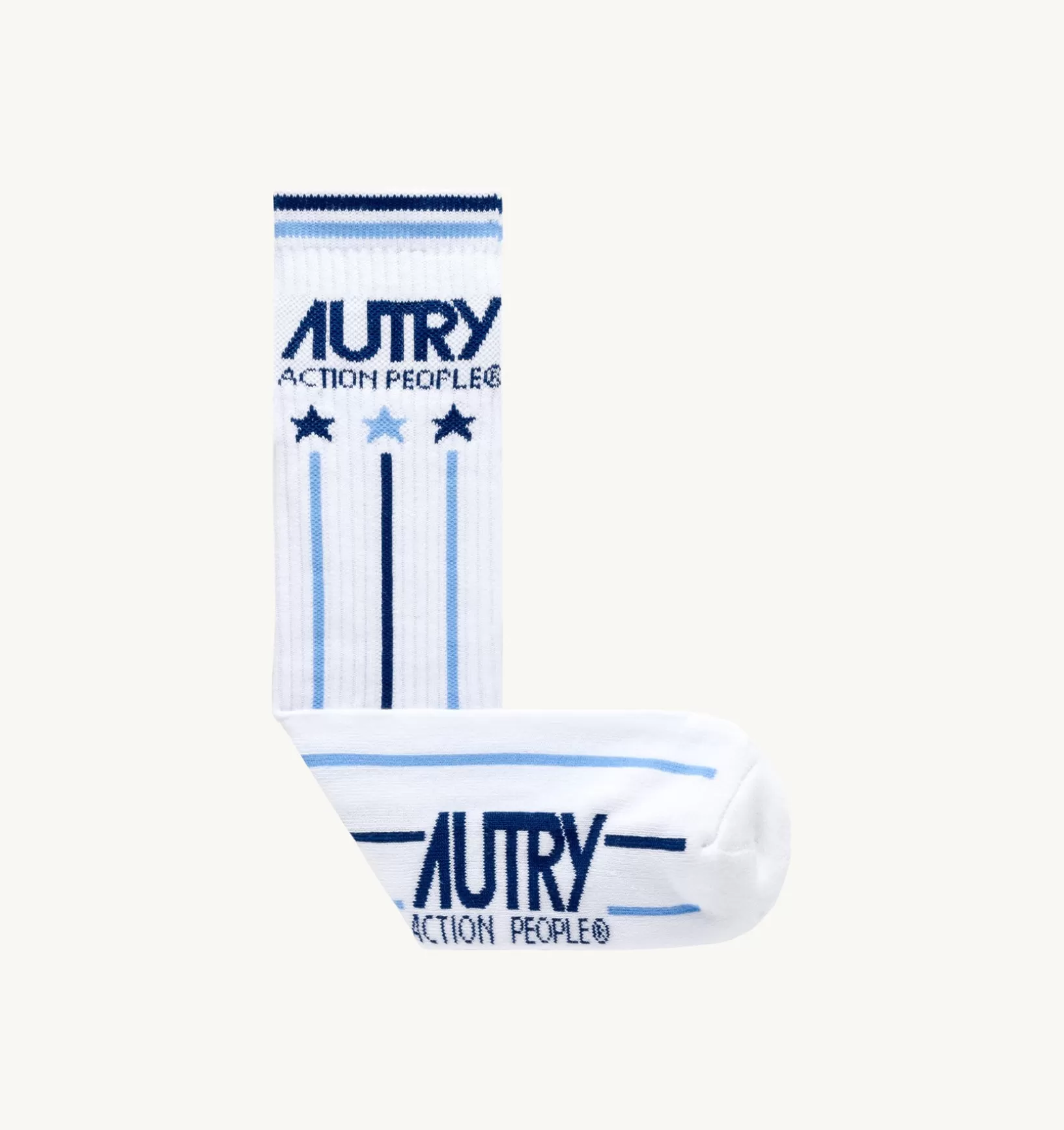 AUTRY Calzini Tennis Logo Bianco^Donna Accessori