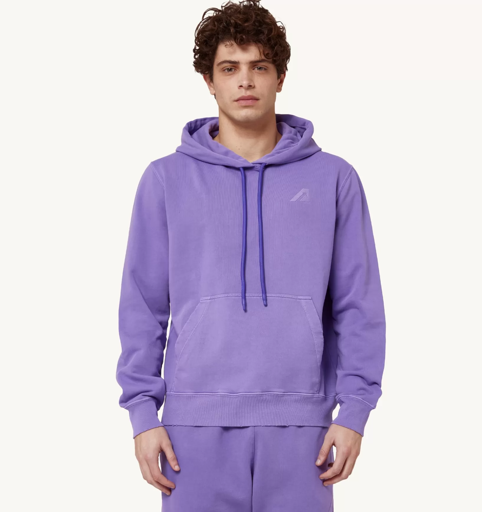 AUTRY Felpa Con Cappuccio Supervintage Viola^Uomo Top