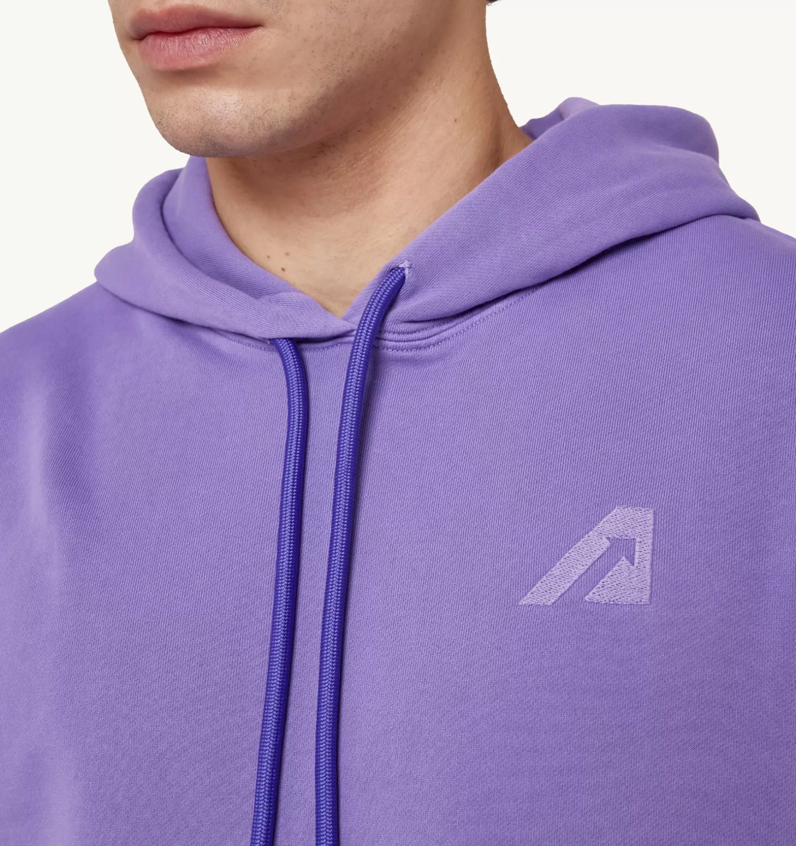AUTRY Felpa Con Cappuccio Supervintage Viola^Uomo Top