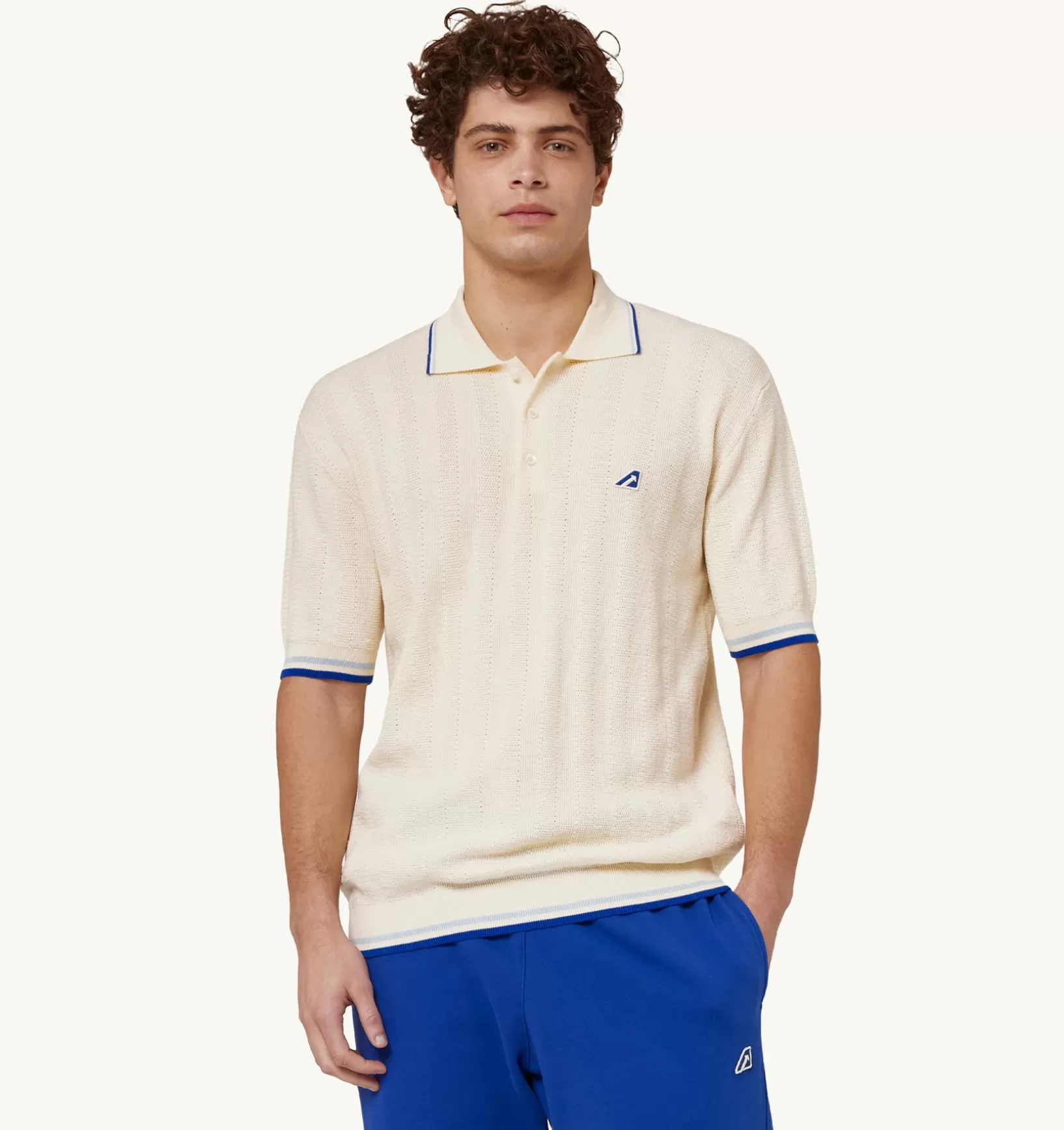 AUTRY Polo Tennis In Maglia Di Cotone^Uomo Top