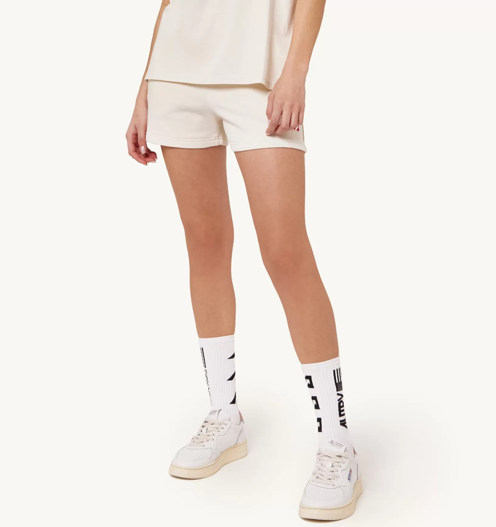 AUTRY Shorts Tennis Academy Bianco^Donna Bottom