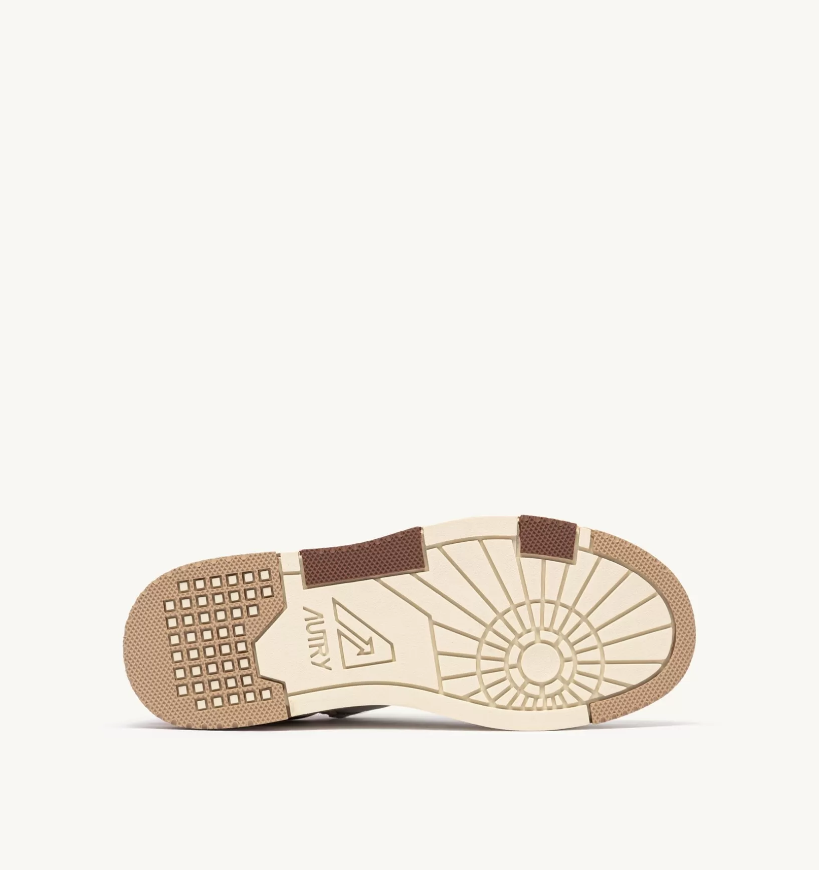 AUTRY Sneakers Clc In Pelle Colore Bianco Beige E Marrone^Donna Clc