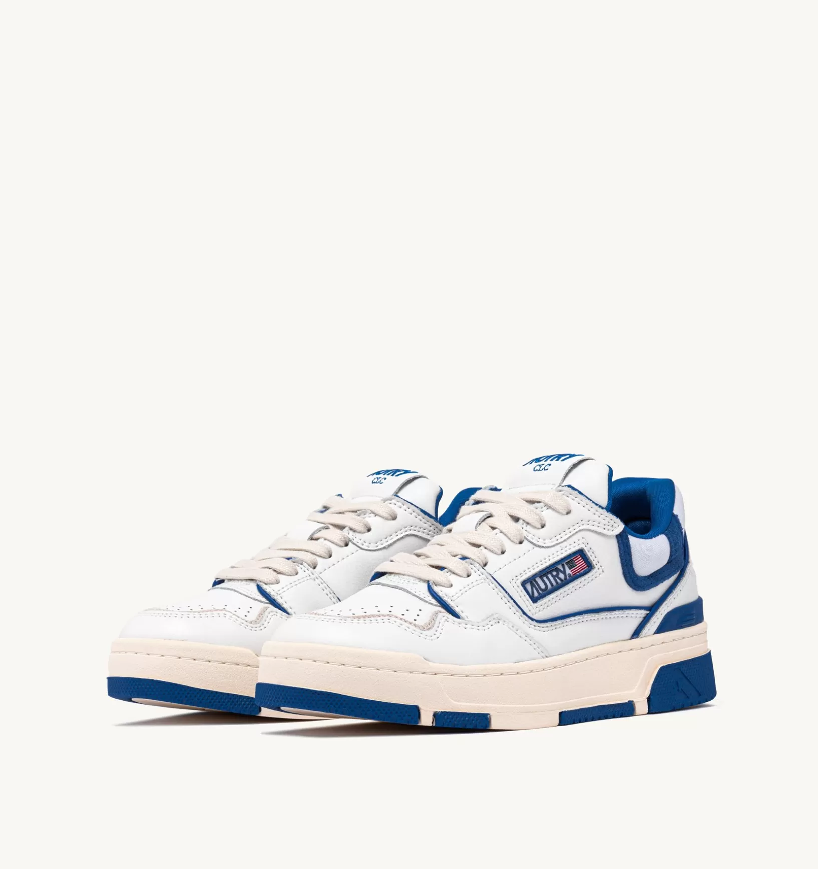 AUTRY Sneakers Clc In Pelle Colore Bianco E Blu^Donna Clc