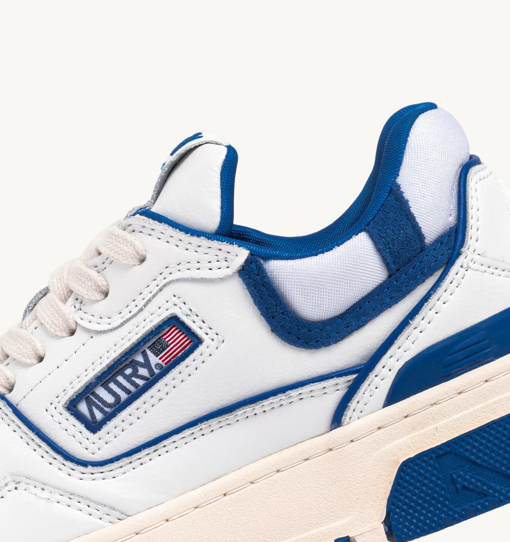 AUTRY Sneakers Clc In Pelle Colore Bianco E Blu^Uomo Clc