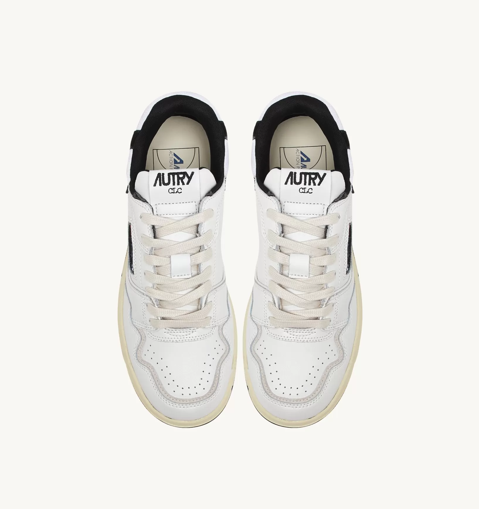 AUTRY Sneakers Clc In Pelle Colore Bianco E Nero^Uomo Clc