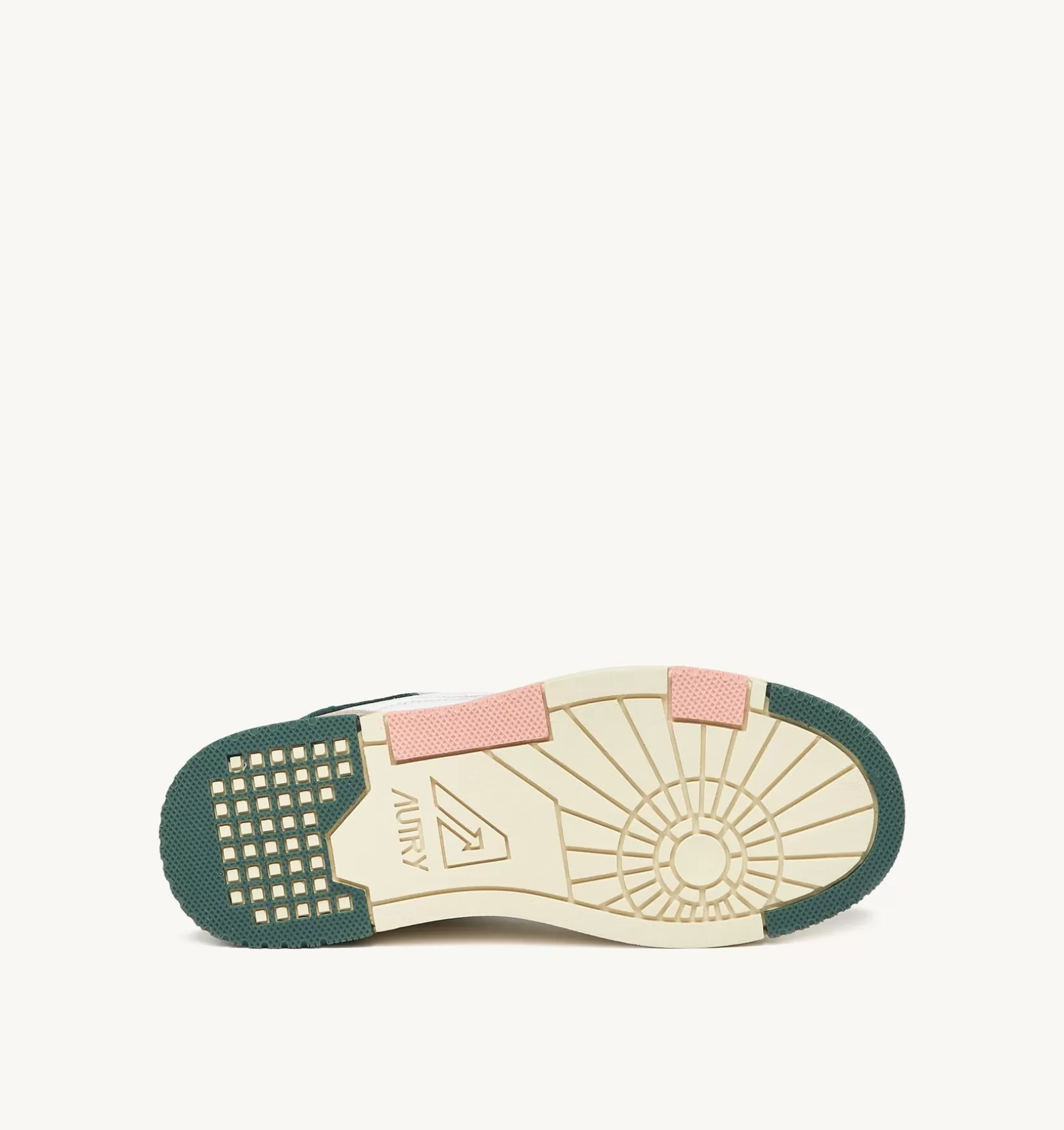 AUTRY Sneakers Clc In Pelle Colore Bianco Verde E Suede Beige^Donna Clc