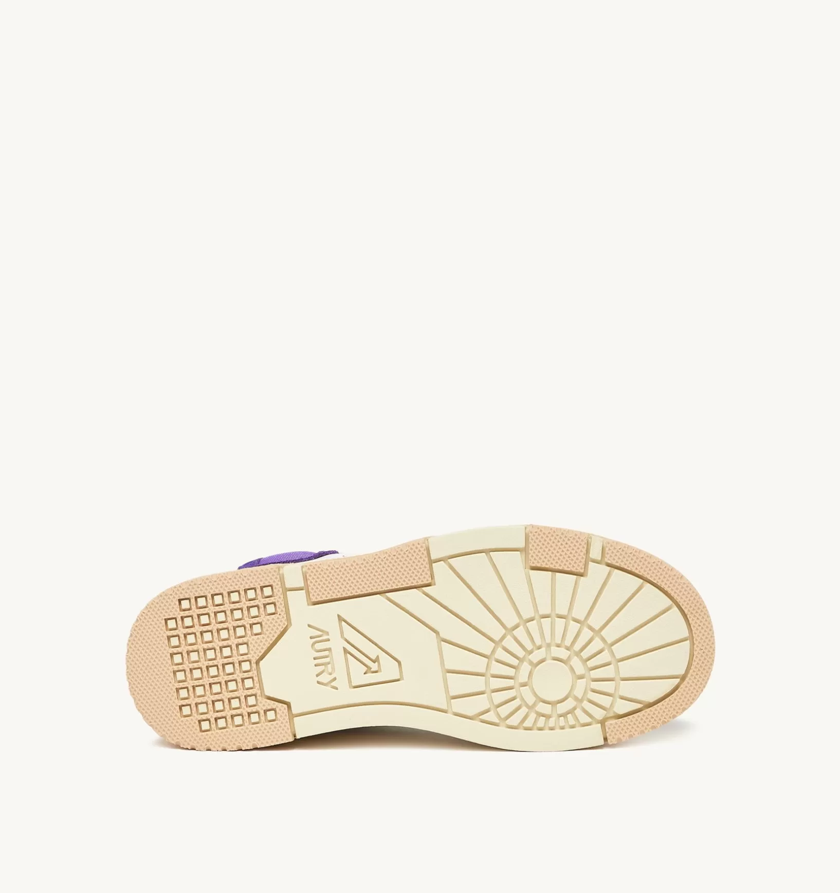 AUTRY Sneakers Clc In Pelle Colore Bianco Viola E Suede Beige^Donna Clc