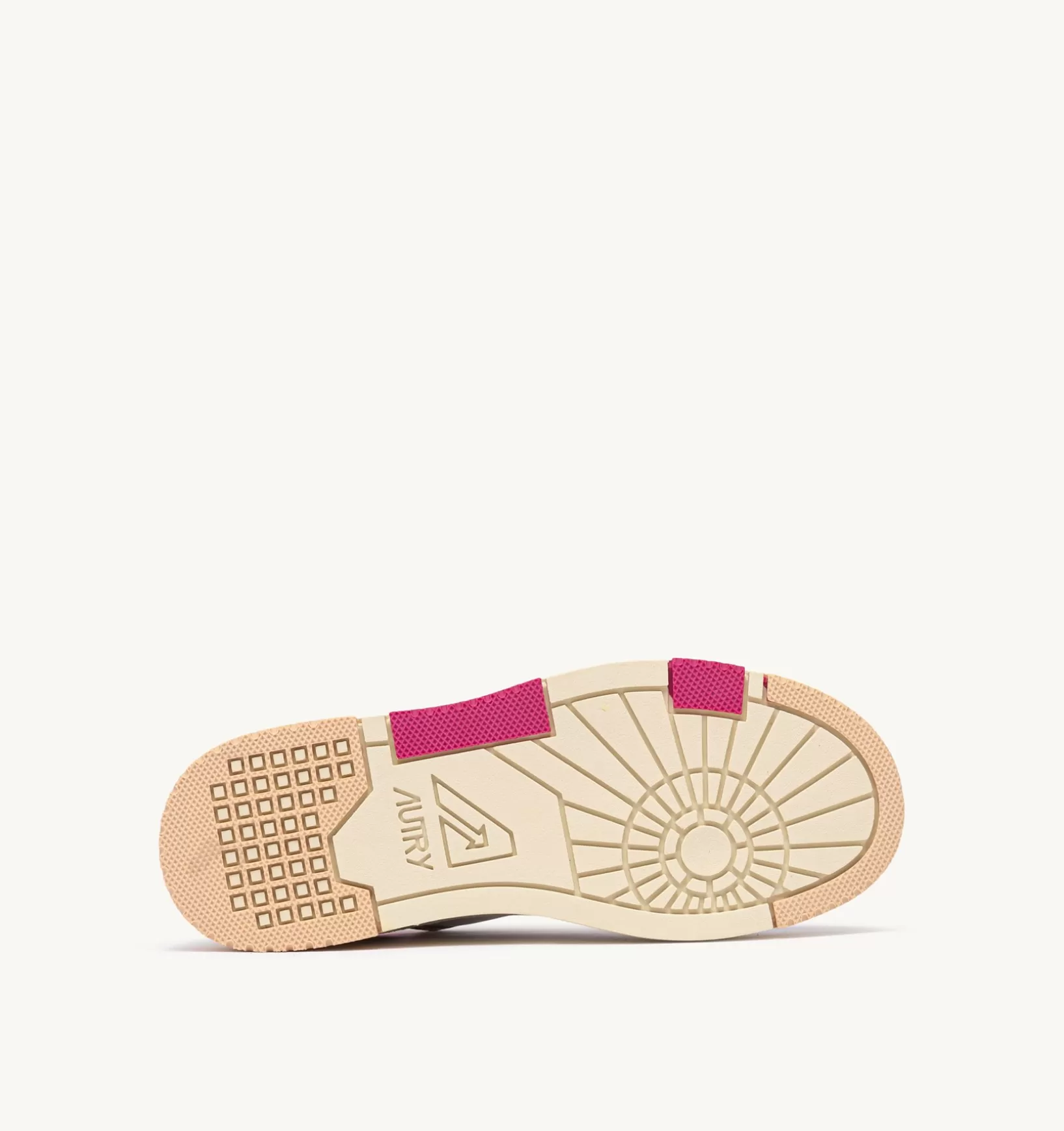 AUTRY Sneakers Clc In Pelle E Suede Colore Bianco Beige E Fuxia^Donna Clc