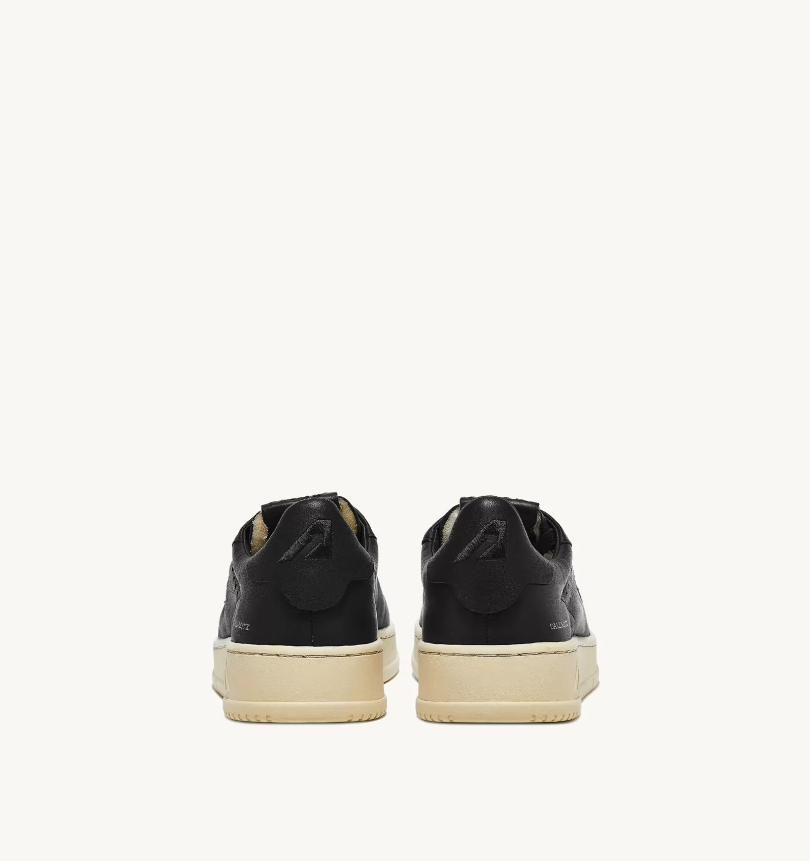 AUTRY Sneakers Dallas Low In Morbida Pelle Nera Di Capra^Uomo Dallas