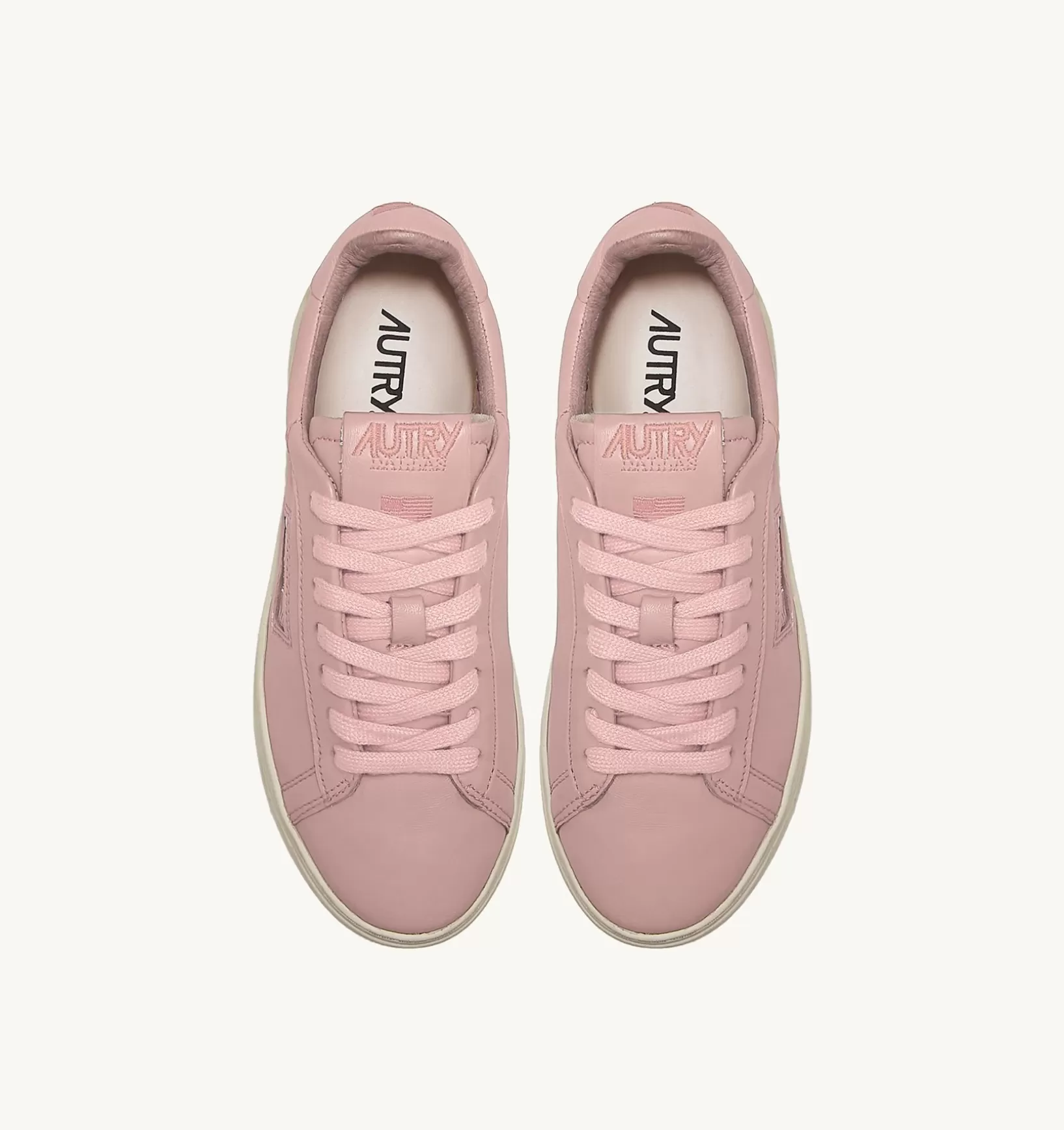 AUTRY Sneakers Dallas Low In Morbida Pelle Peach Di Capra^Donna Dallas
