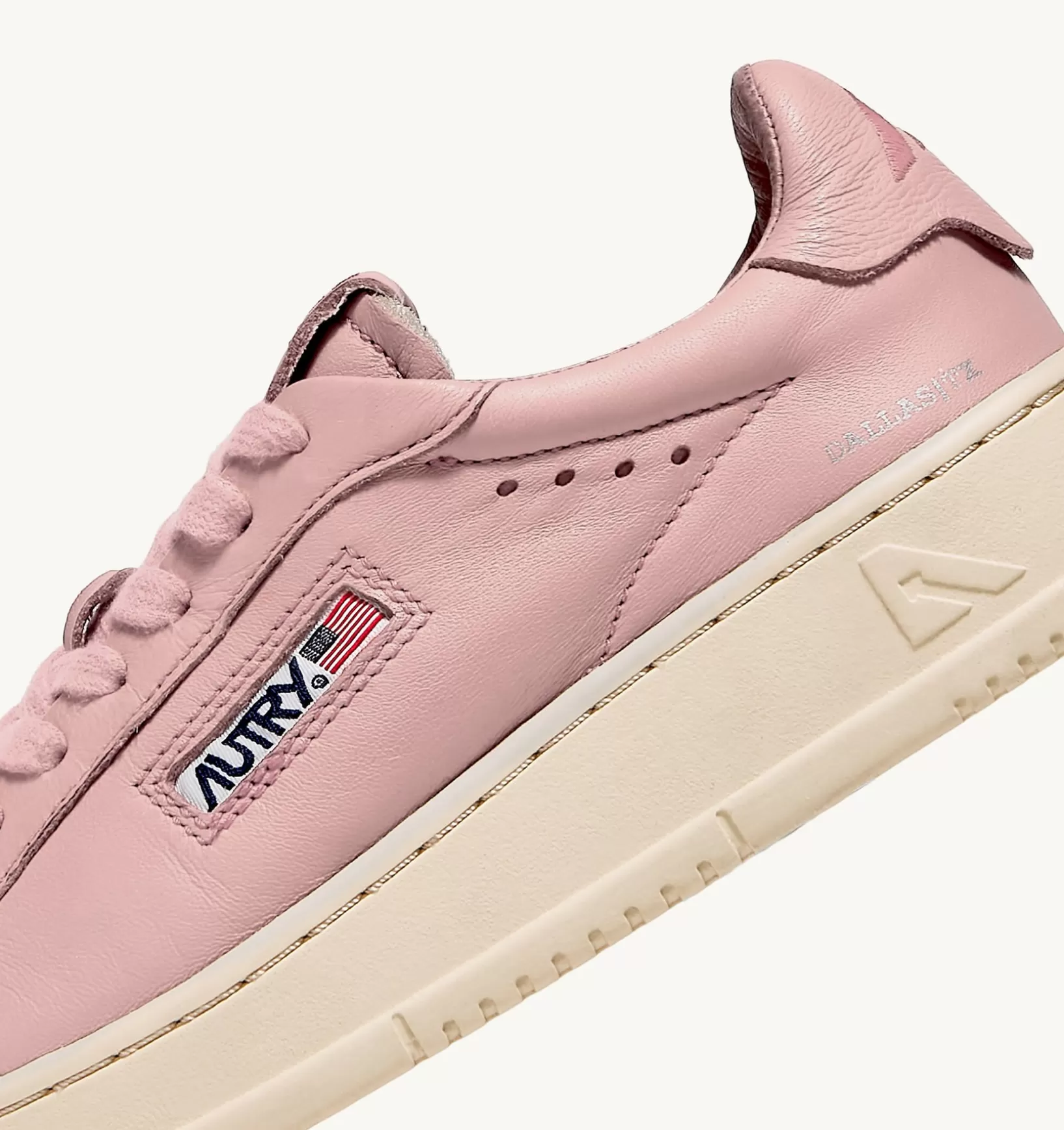 AUTRY Sneakers Dallas Low In Morbida Pelle Peach Di Capra^Donna Dallas