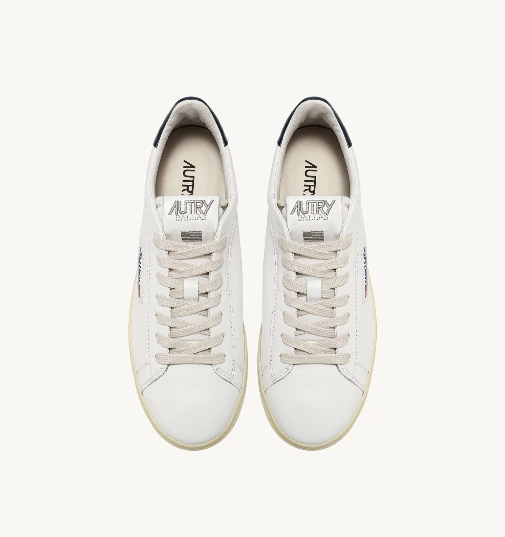 AUTRY Sneakers Dallas Low In Pelle Colore Bianco E Space^Donna Dallas