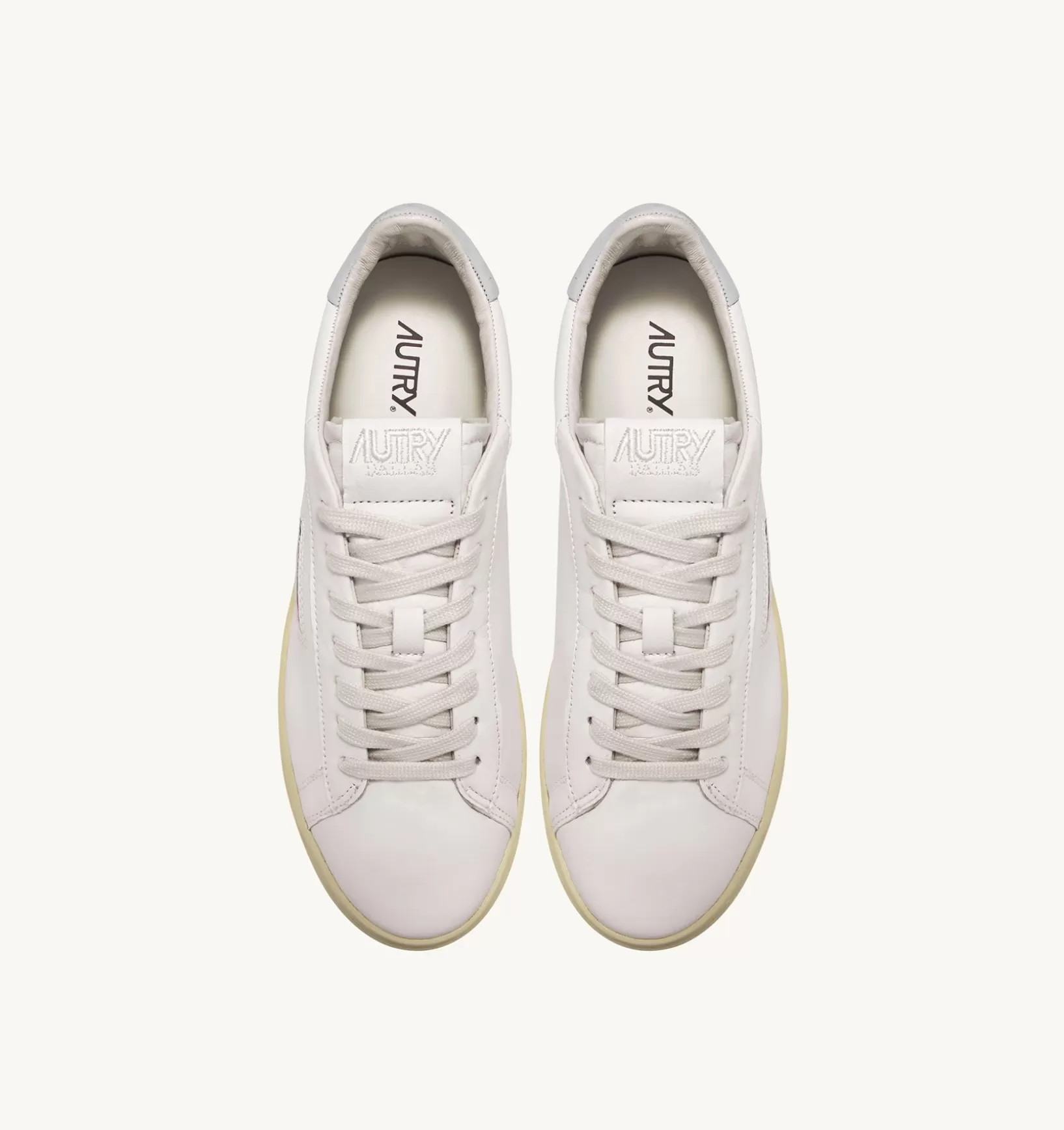 AUTRY Sneakers Dallas Low In Pelle Di Capra E Nabuk Colore Bianco^Uomo Dallas