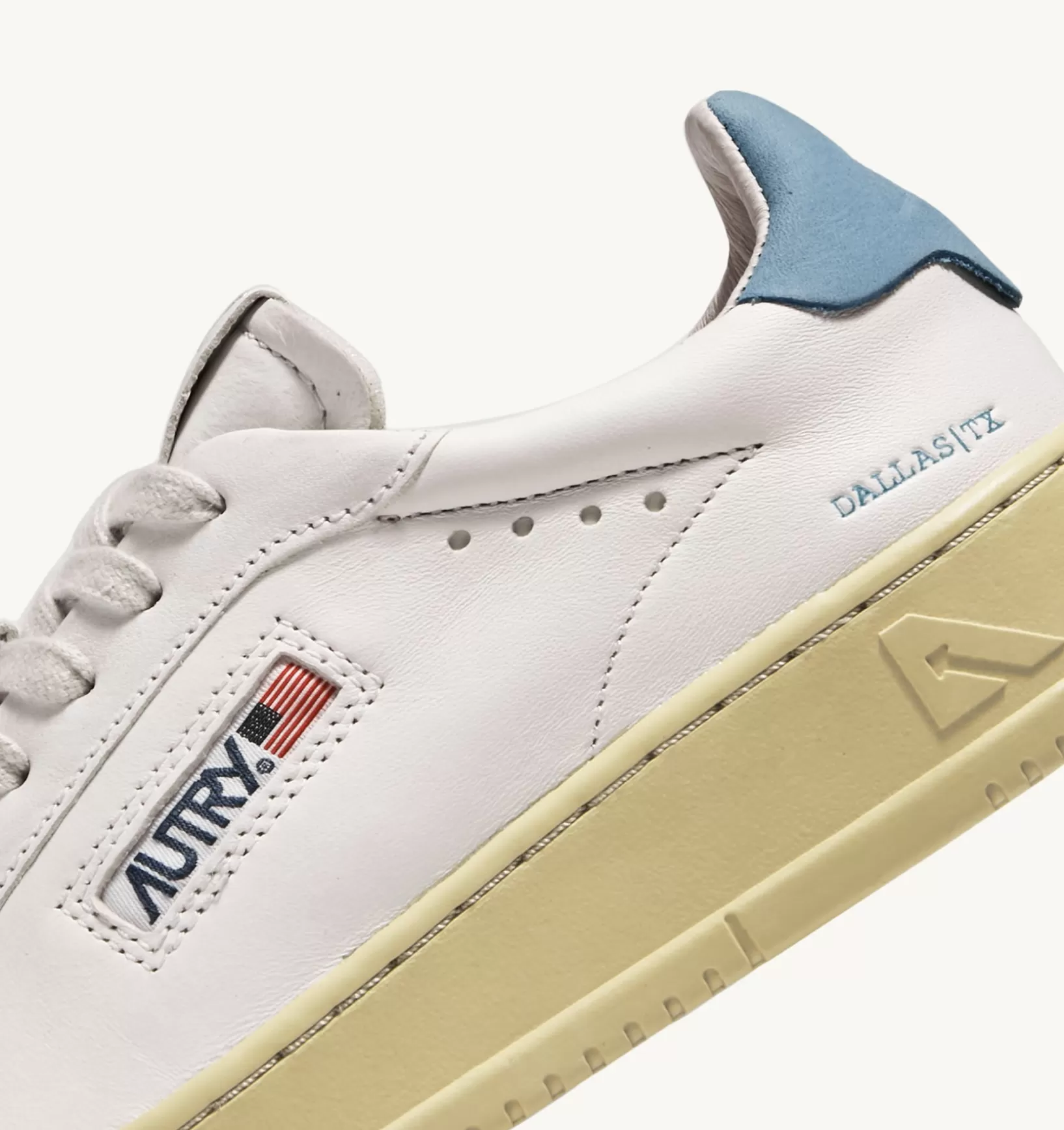 AUTRY Sneakers Dallas Low In Pelle Di Capra E Nabuk Colore Blu^Uomo Dallas