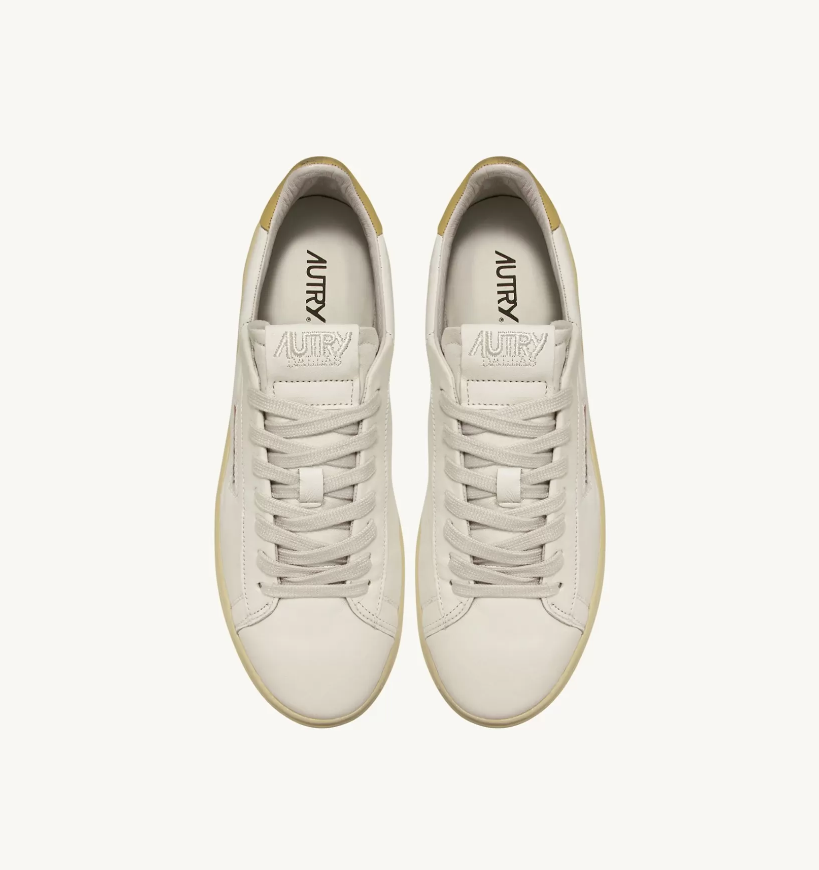 AUTRY Sneakers Dallas Low In Pelle Di Capra E Nabuk Colore Giallo^Donna Dallas