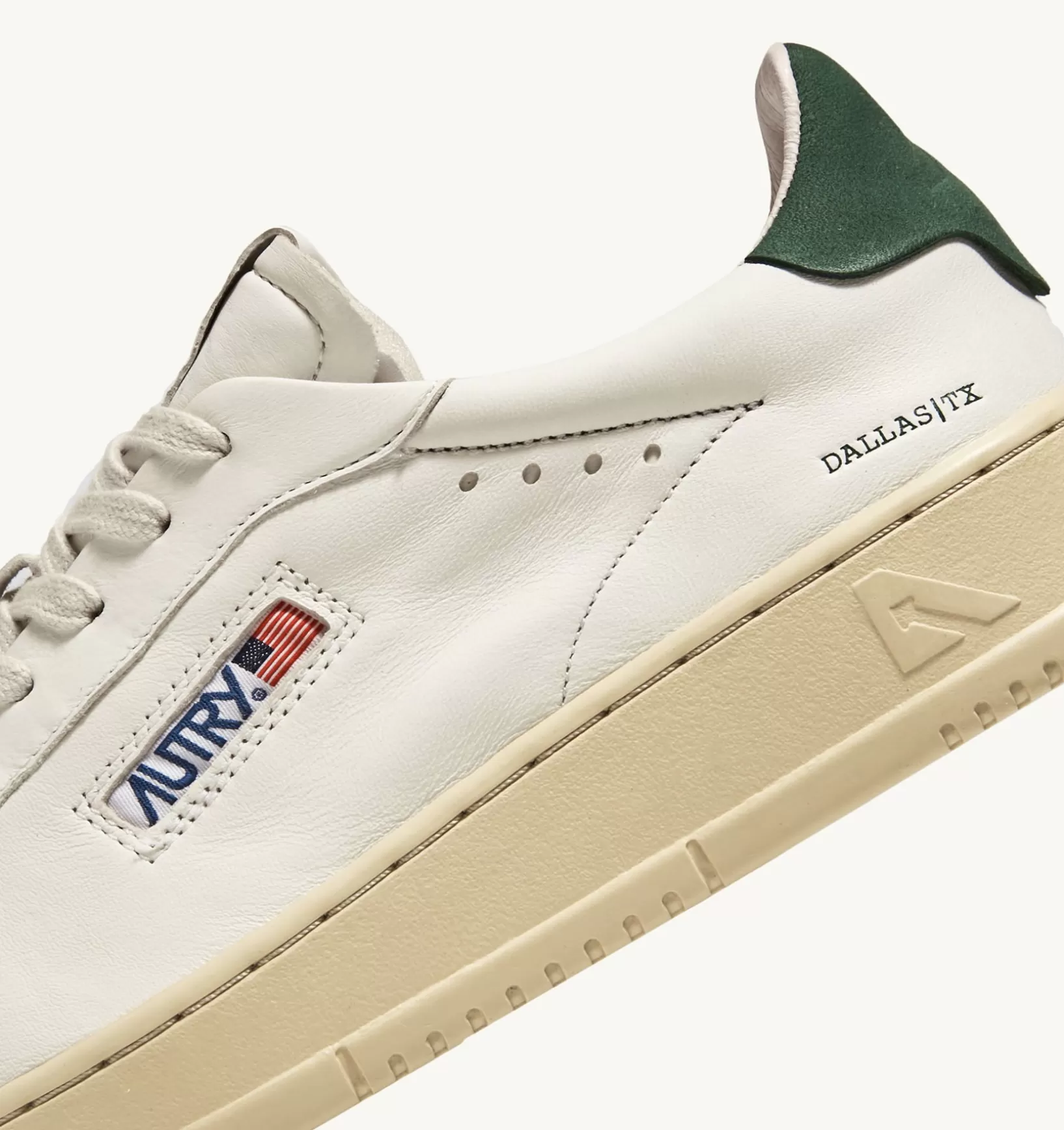 AUTRY Sneakers Dallas Low In Pelle Di Capra E Nabuk Colore Military^Uomo Dallas