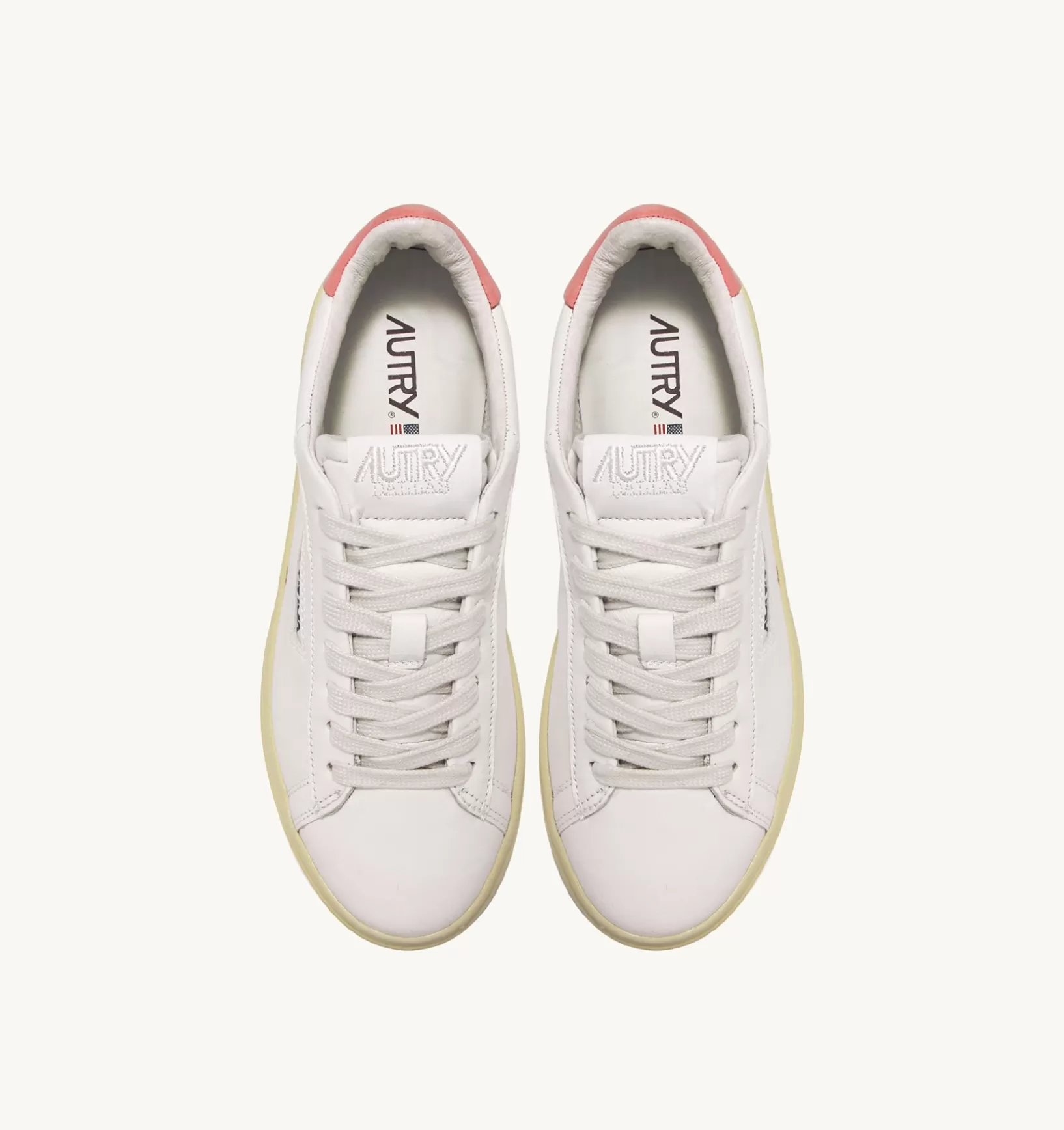 AUTRY Sneakers Dallas Low In Pelle Di Capra E Nabuk Colore Rosa^Donna Dallas
