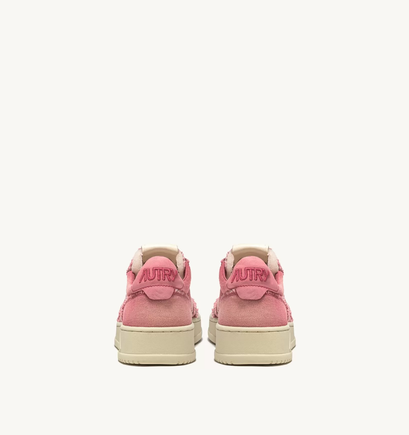 AUTRY Sneakers Medalist Low In Denim Color Coral^Donna Medalist
