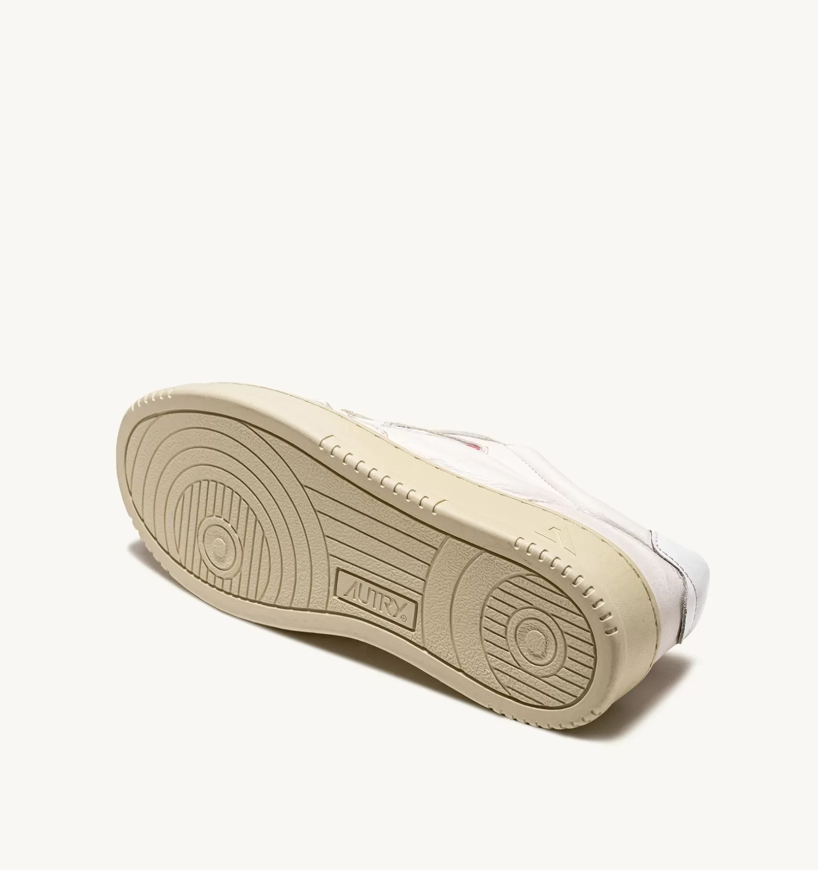 AUTRY Sneakers Medalist Low In Morbida Pelle Bianca Di Capra^Uomo Medalist