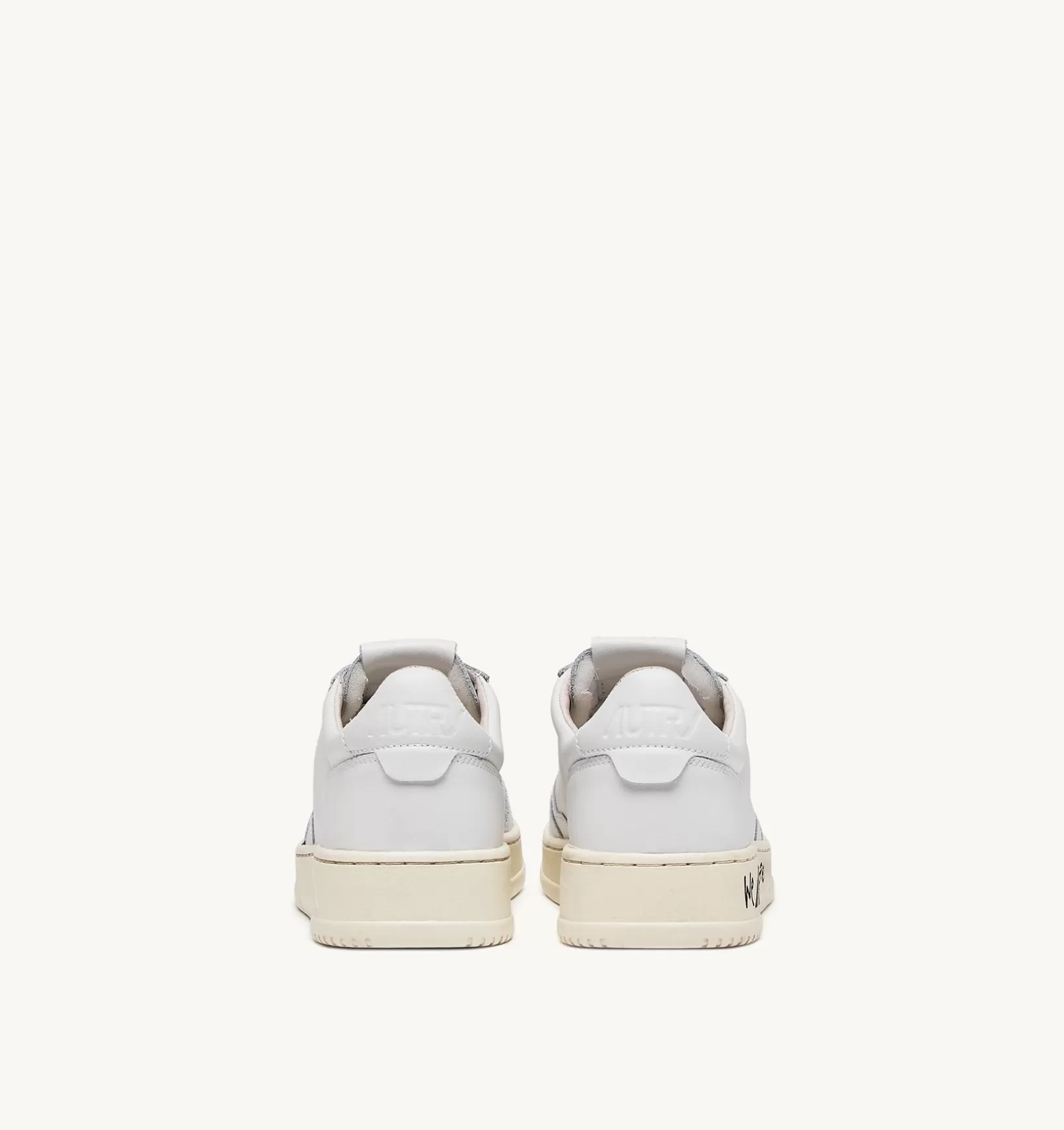 AUTRY Sneakers Medalist Low In Pelle Bianca E Draw Action Print^Donna Medalist