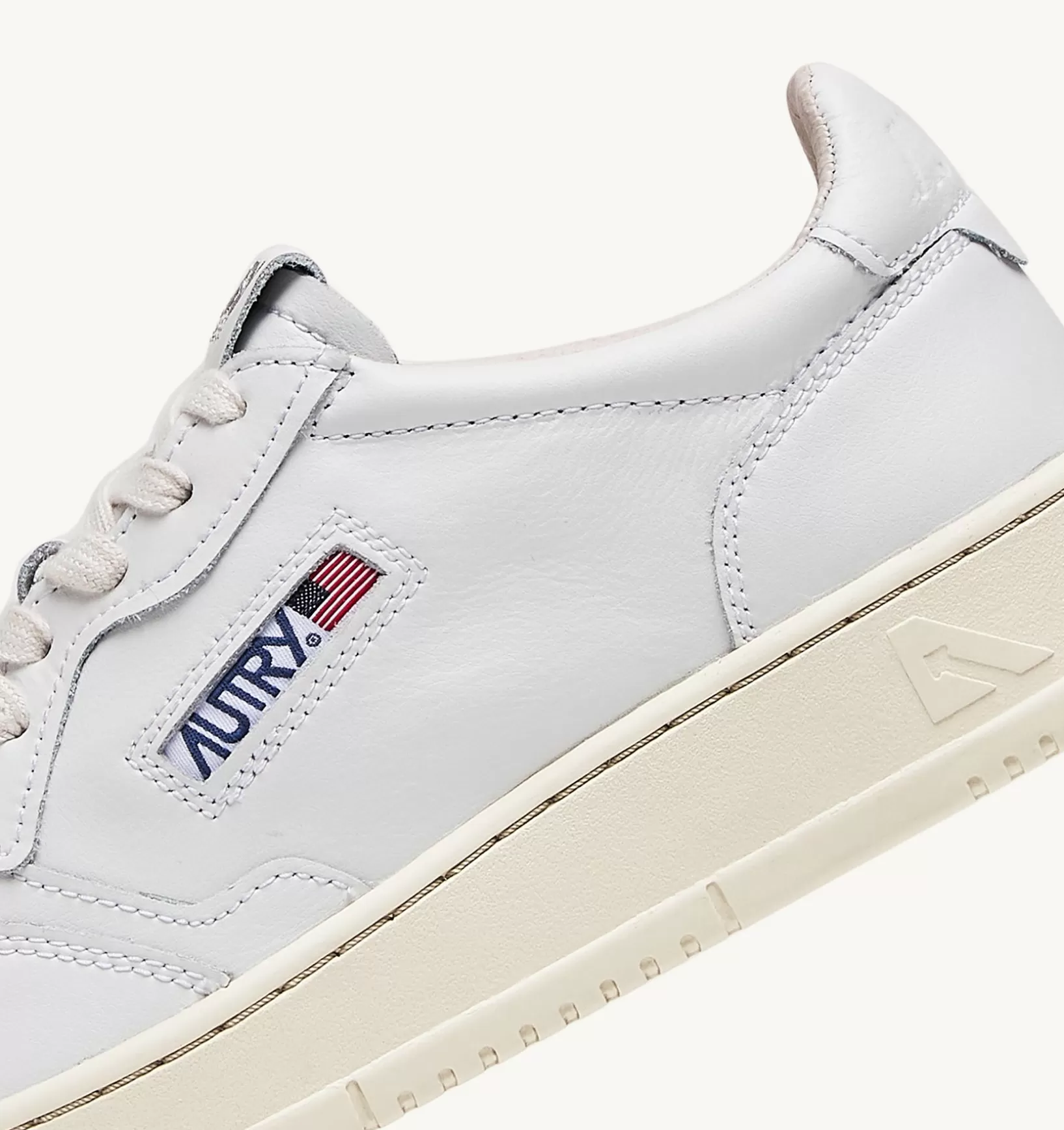 AUTRY Sneakers Medalist Low In Pelle Bianca E Draw Action Print^Uomo Medalist