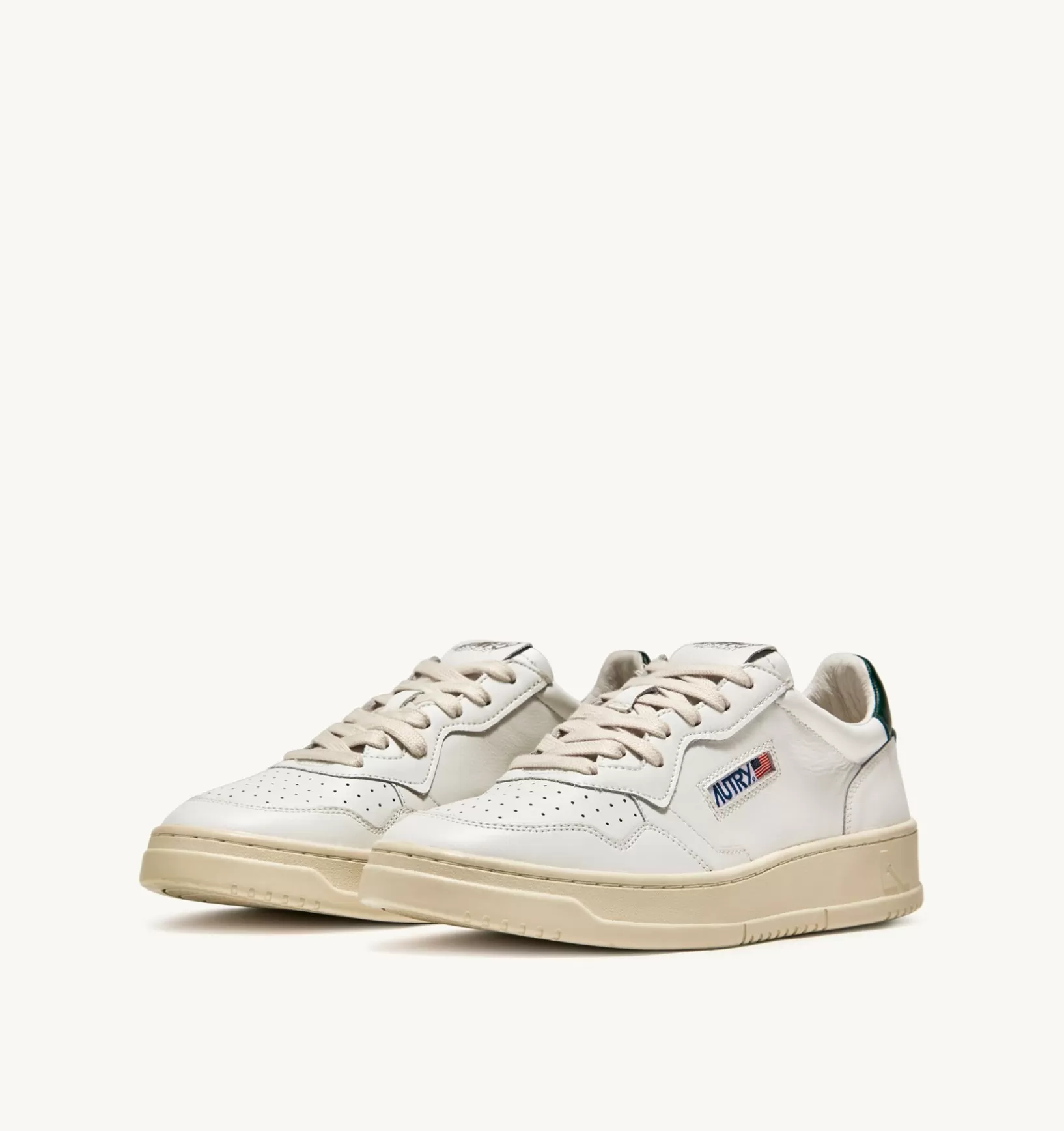 AUTRY Sneakers Medalist Low In Pelle Bianca E Mountain^Uomo Medalist