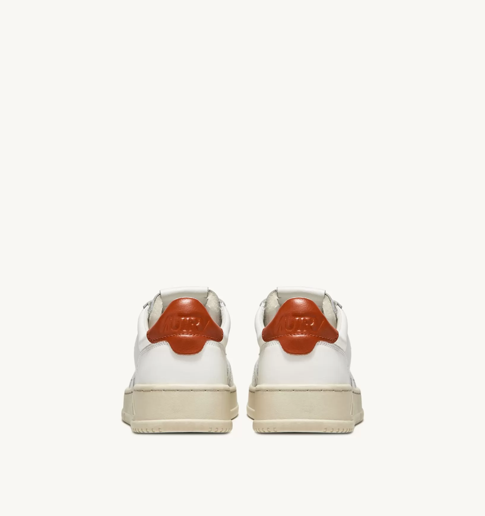 AUTRY Sneakers Medalist Low In Pelle Bianca E Rust^Uomo Medalist