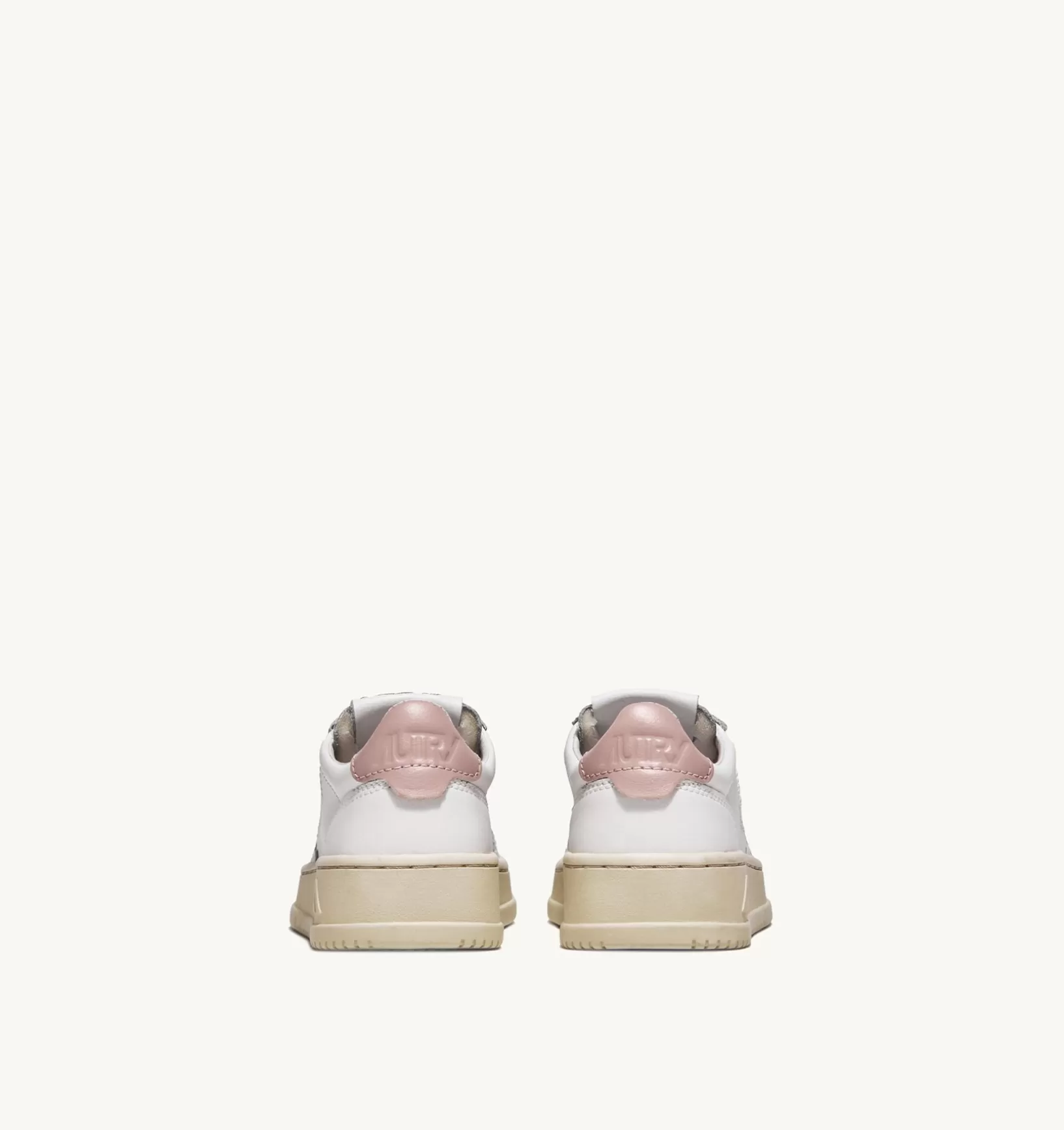 AUTRY Sneakers Medalist Low In Pelle Bianca Powder Per Bambini^Bambino Medalist