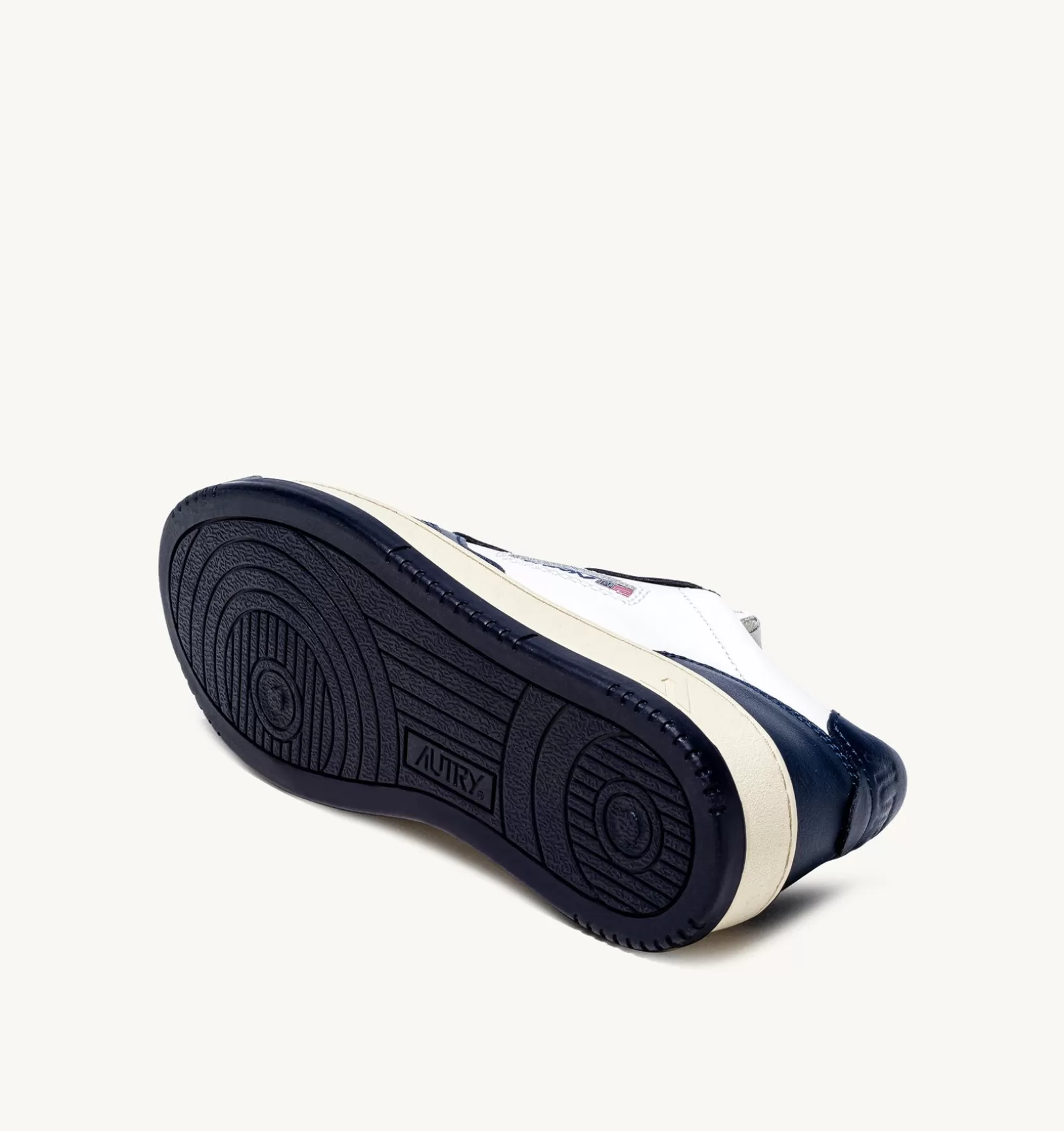 AUTRY Sneakers Medalist Low In Pelle Bicolor Bianco Blu^Uomo Medalist