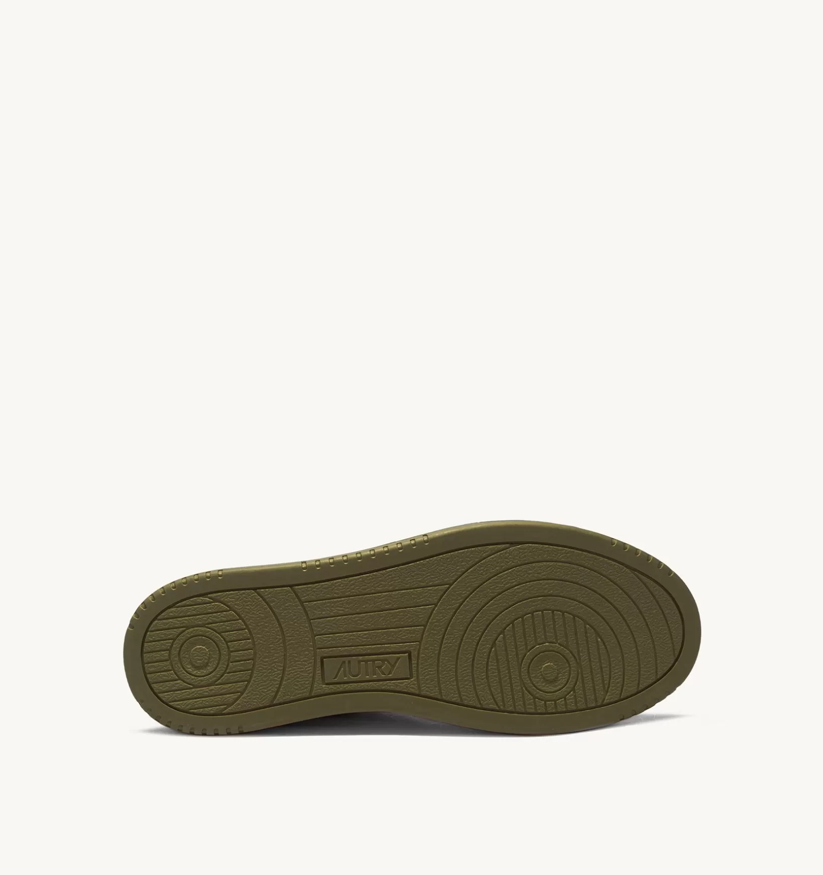 AUTRY Sneakers Medalist Low In Pelle Bicolore Bianca E Oliva^Uomo Medalist