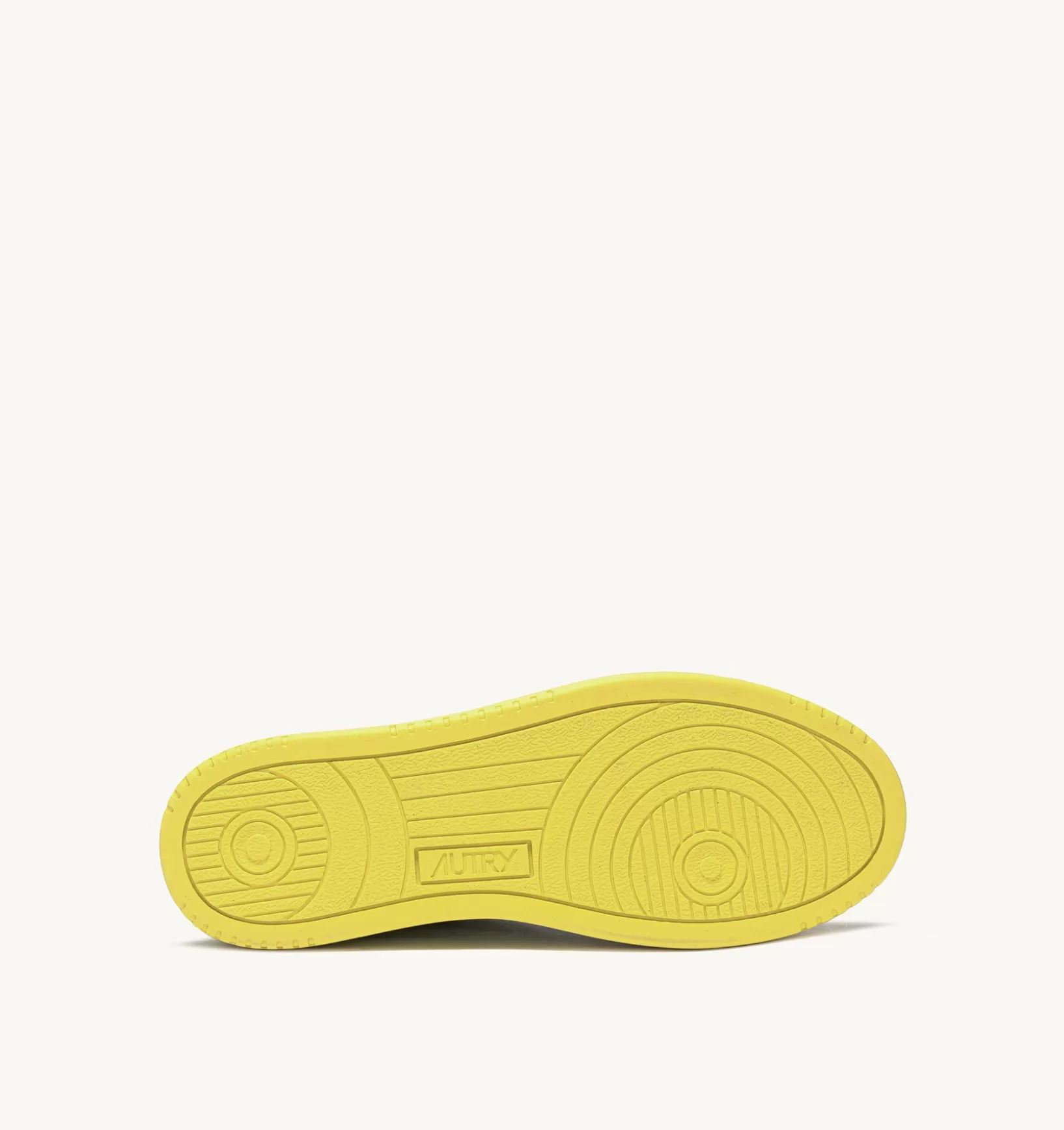 AUTRY Sneakers Medalist Low In Pelle Bicolore Bianco E Giallo^Donna Medalist