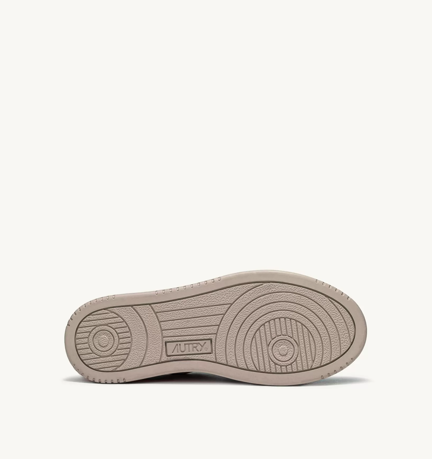 AUTRY Sneakers Medalist Low In Pelle Bicolore Bianco E Tortora^Uomo Medalist