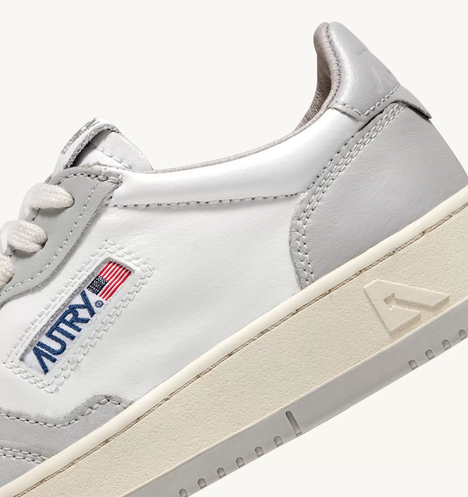 AUTRY Sneakers Medalist Low In Pelle Bicolore Bianco E Vapor^Uomo Medalist
