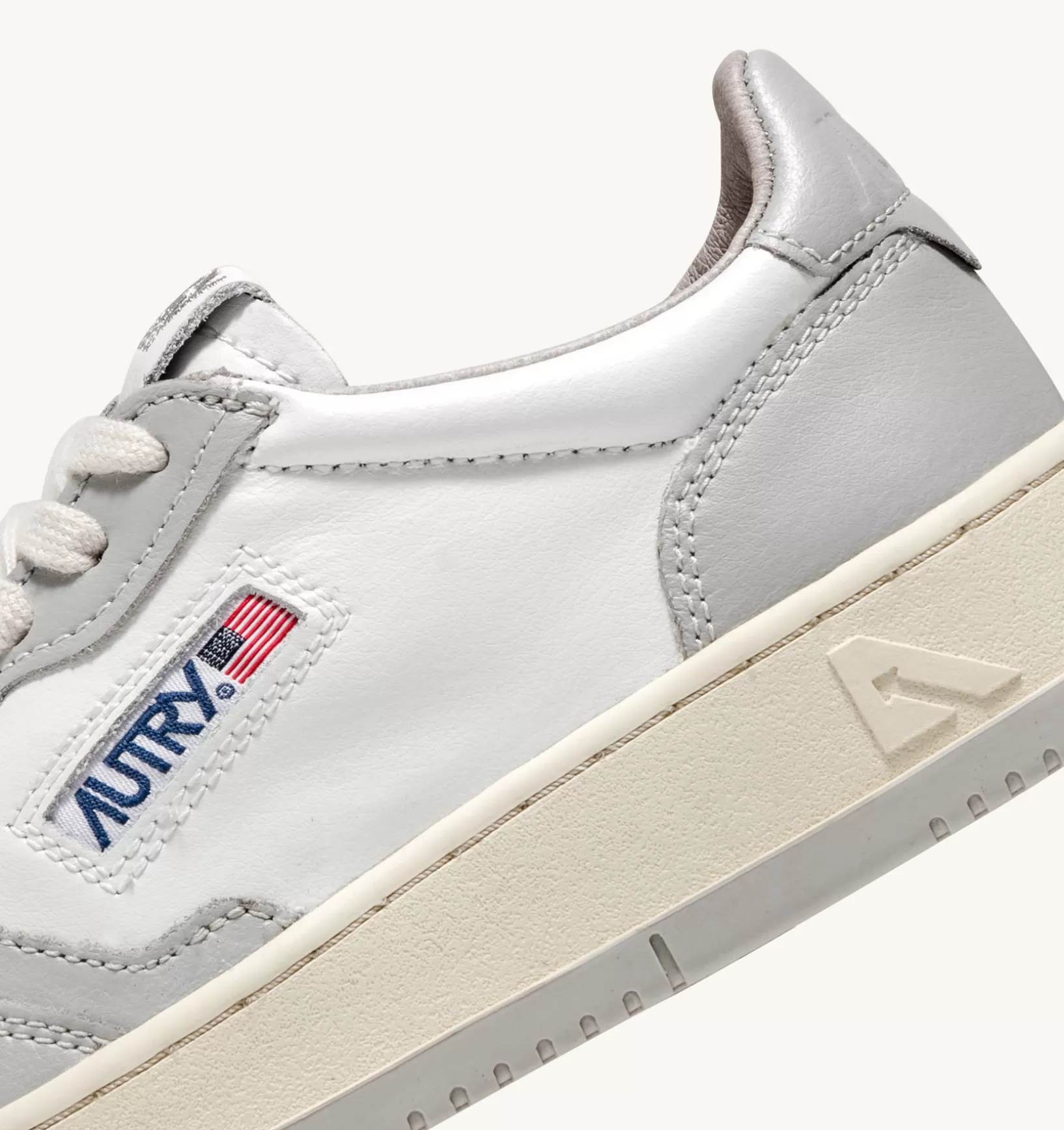 AUTRY Sneakers Medalist Low In Pelle Bicolore Bianco E Vapor^Uomo Medalist