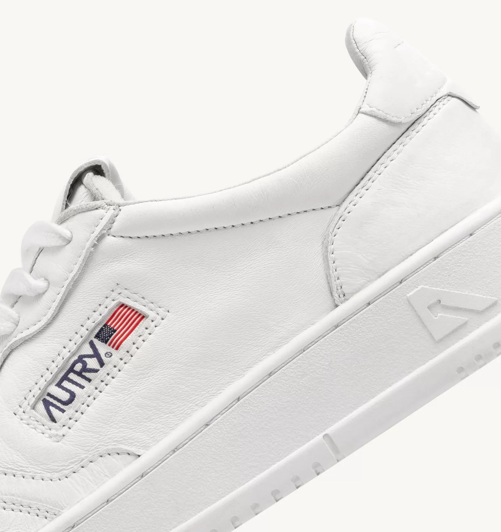 AUTRY Sneakers Medalist Low In Pelle Di Capra Bianco Ottico^Donna Medalist