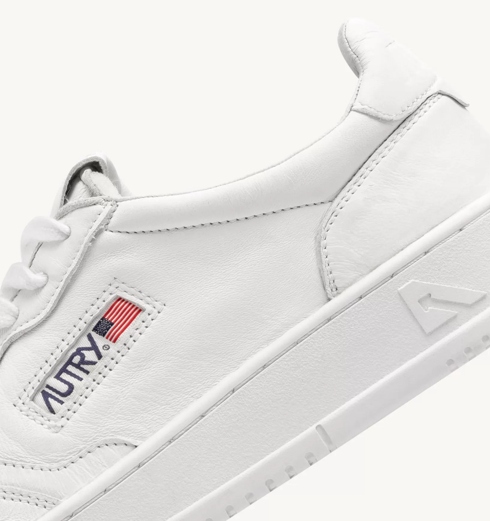 AUTRY Sneakers Medalist Low In Pelle Di Capra Bianco Ottico^Uomo Medalist