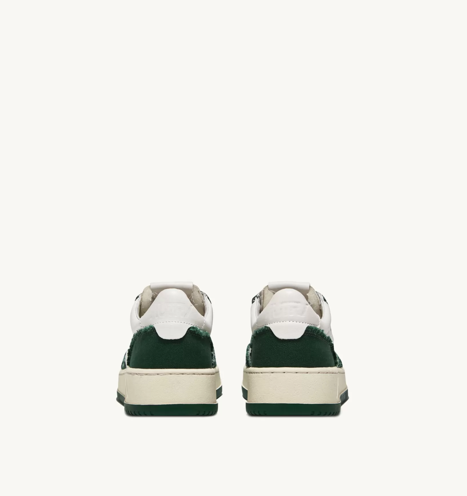 AUTRY Sneakers Medalist Low In Pelle Di Capra E Tela Bianco Eden^Uomo Medalist