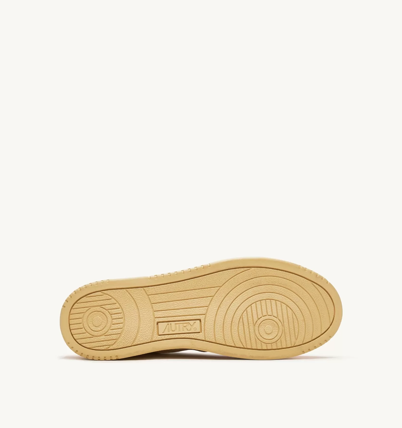 AUTRY Sneakers Medalist Low In Pelle E Canvas Bianco E Arancione^Donna Medalist