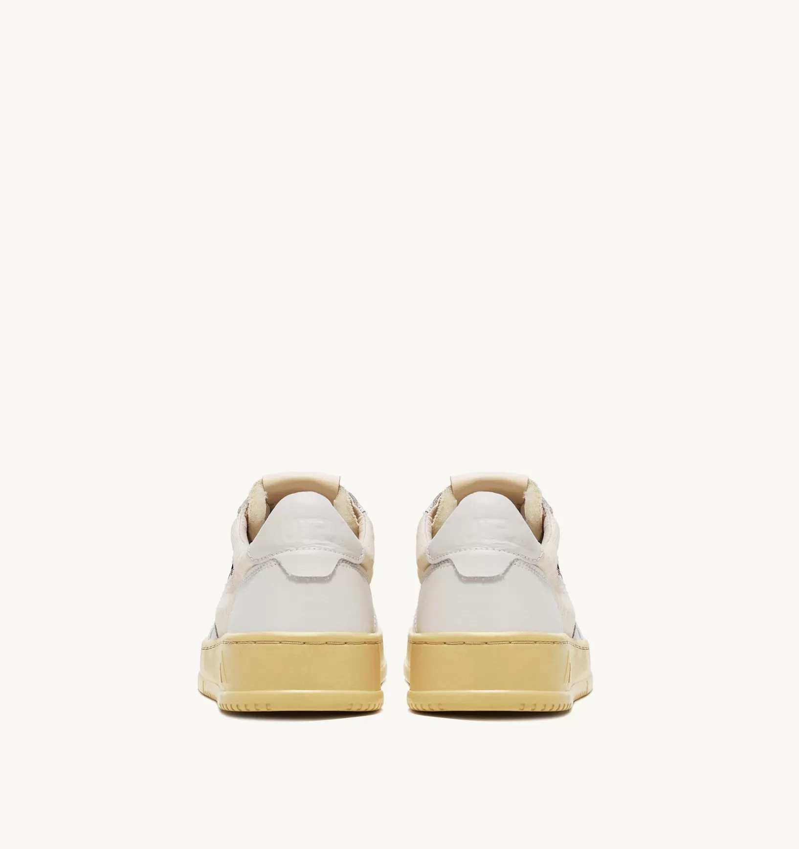 AUTRY Sneakers Medalist Low In Pelle E Canvas Color Bianco^Donna Medalist