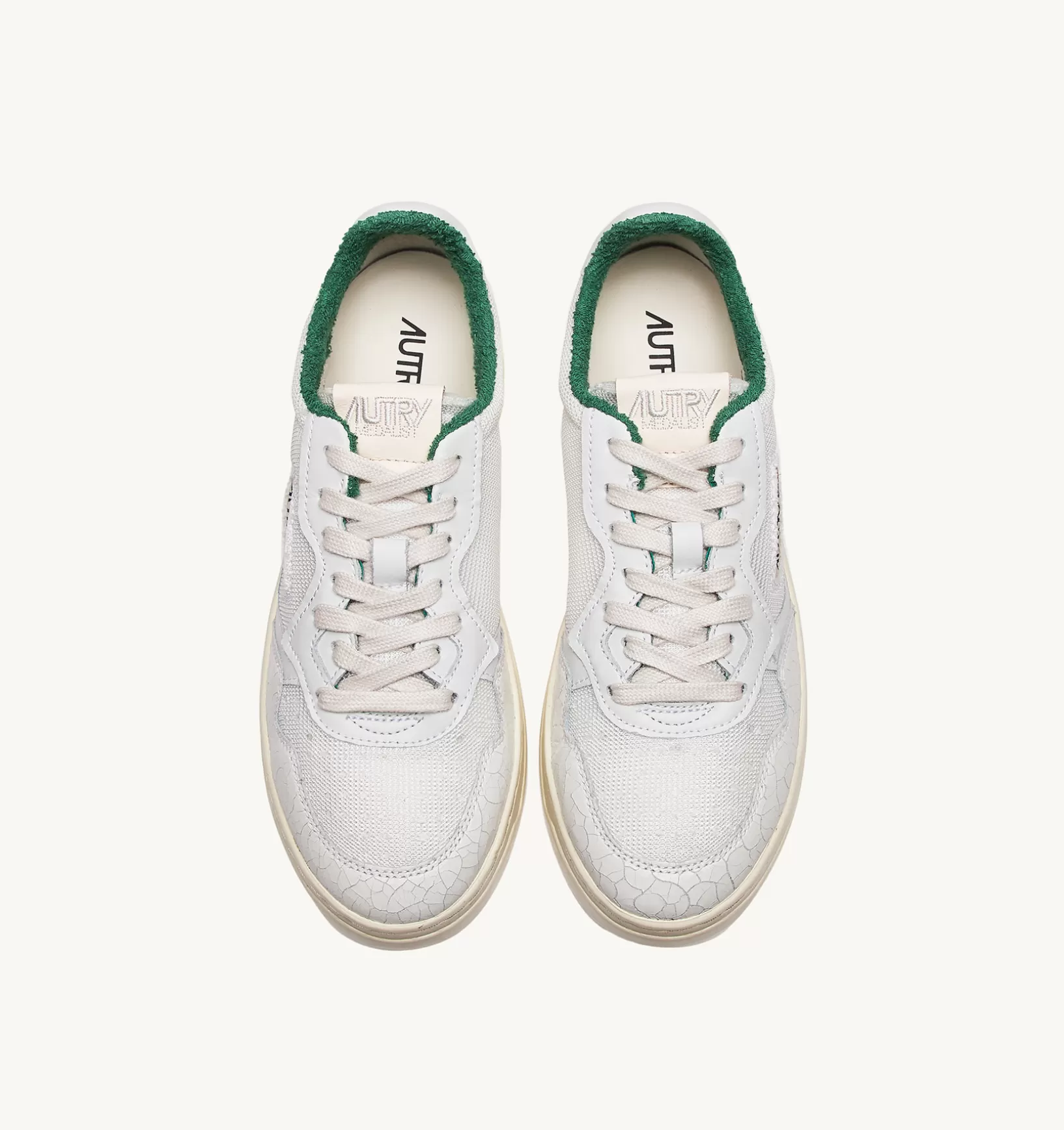 AUTRY Sneakers Medalist Low In Sponge Verde E Dragon Effect^Uomo Medalist