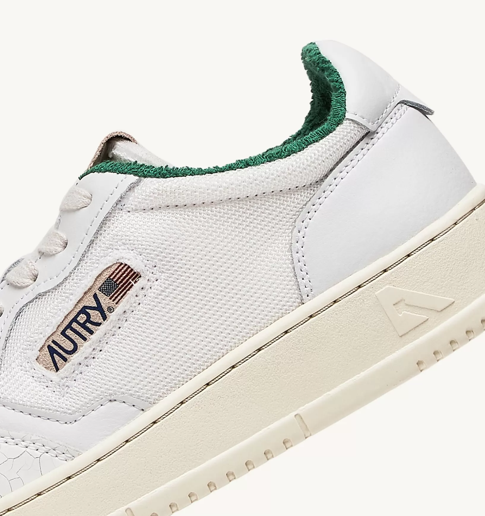 AUTRY Sneakers Medalist Low In Sponge Verde E Dragon Effect^Uomo Medalist