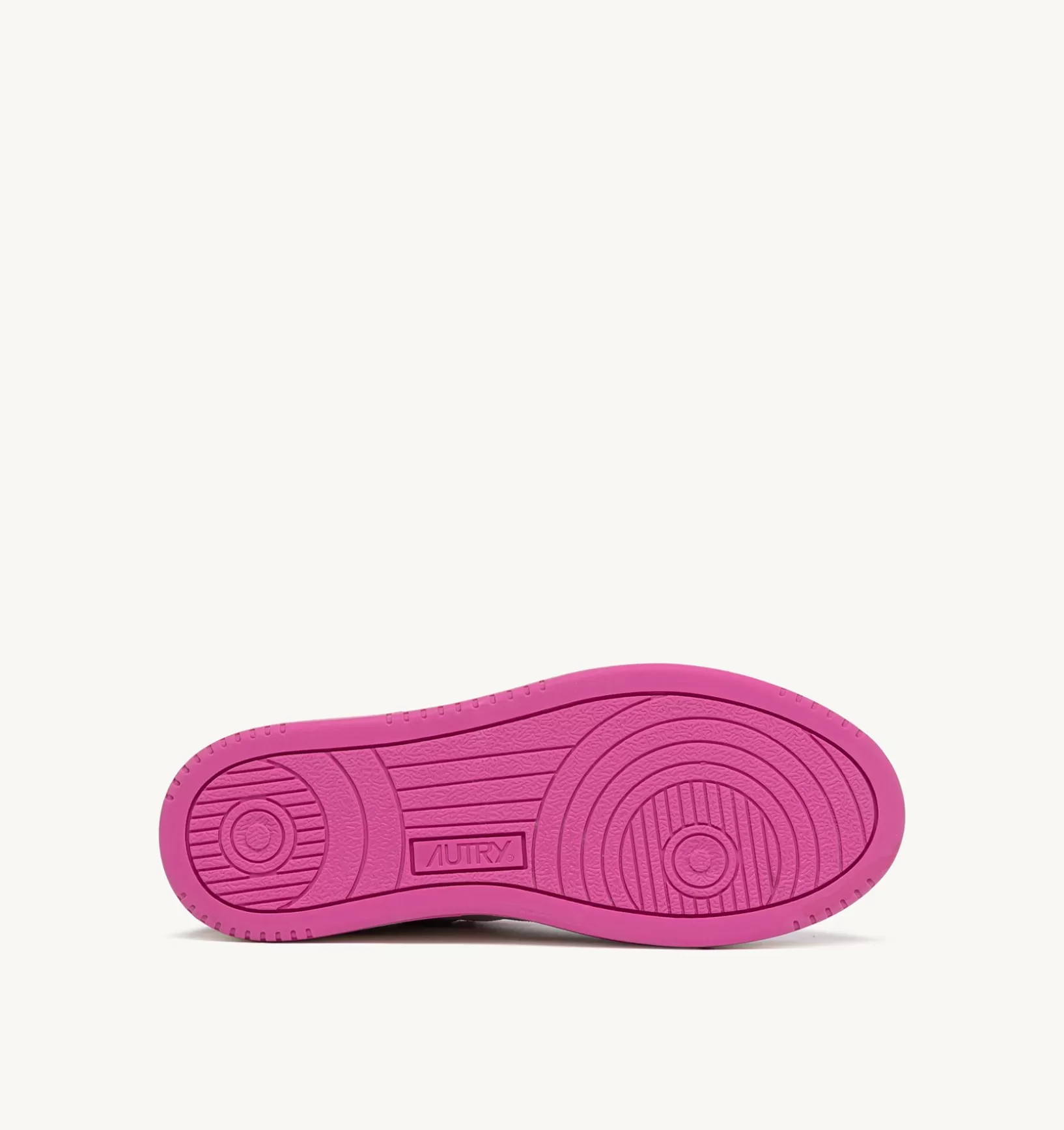 AUTRY Sneakers Medalist Low In Suede Bianco E Suede Effetto Hair Fucsia^Donna Medalist