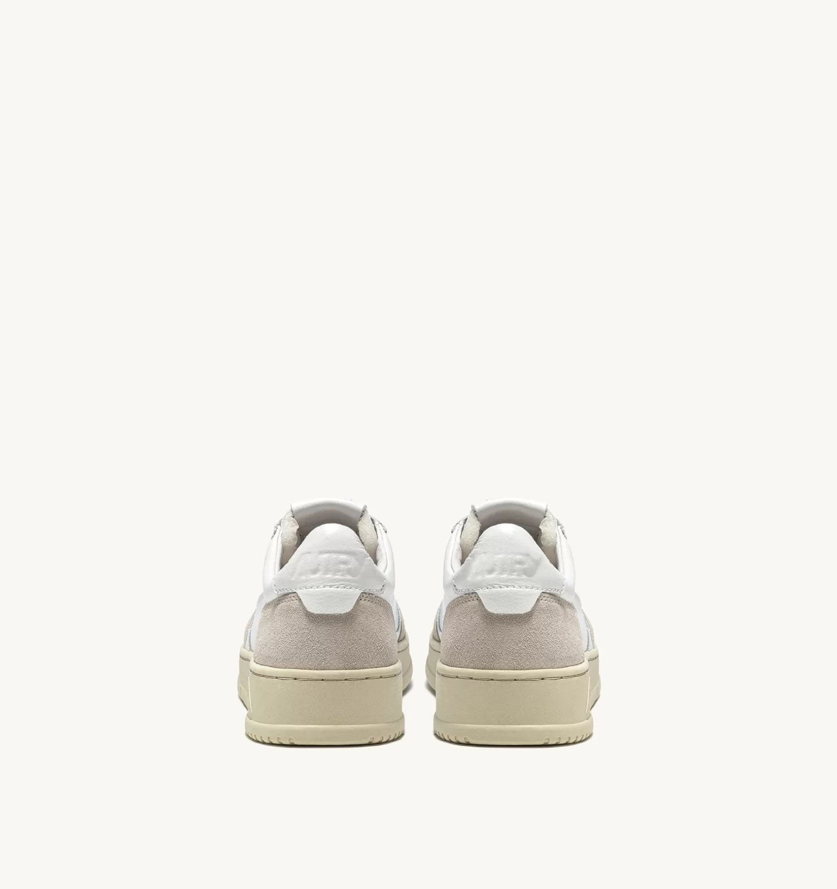 AUTRY Sneakers Medalist Low In Suede E Pelle Bianca^Uomo Medalist