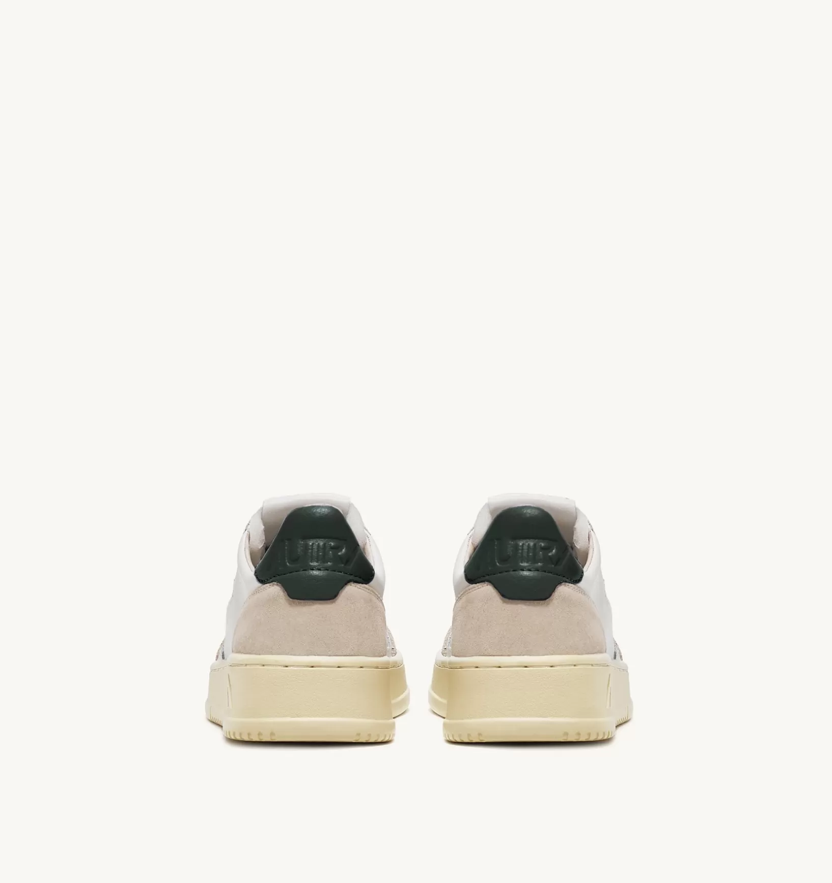 AUTRY Sneakers Medalist Low In Suede E Pelle Bianca E Mount^Uomo Medalist