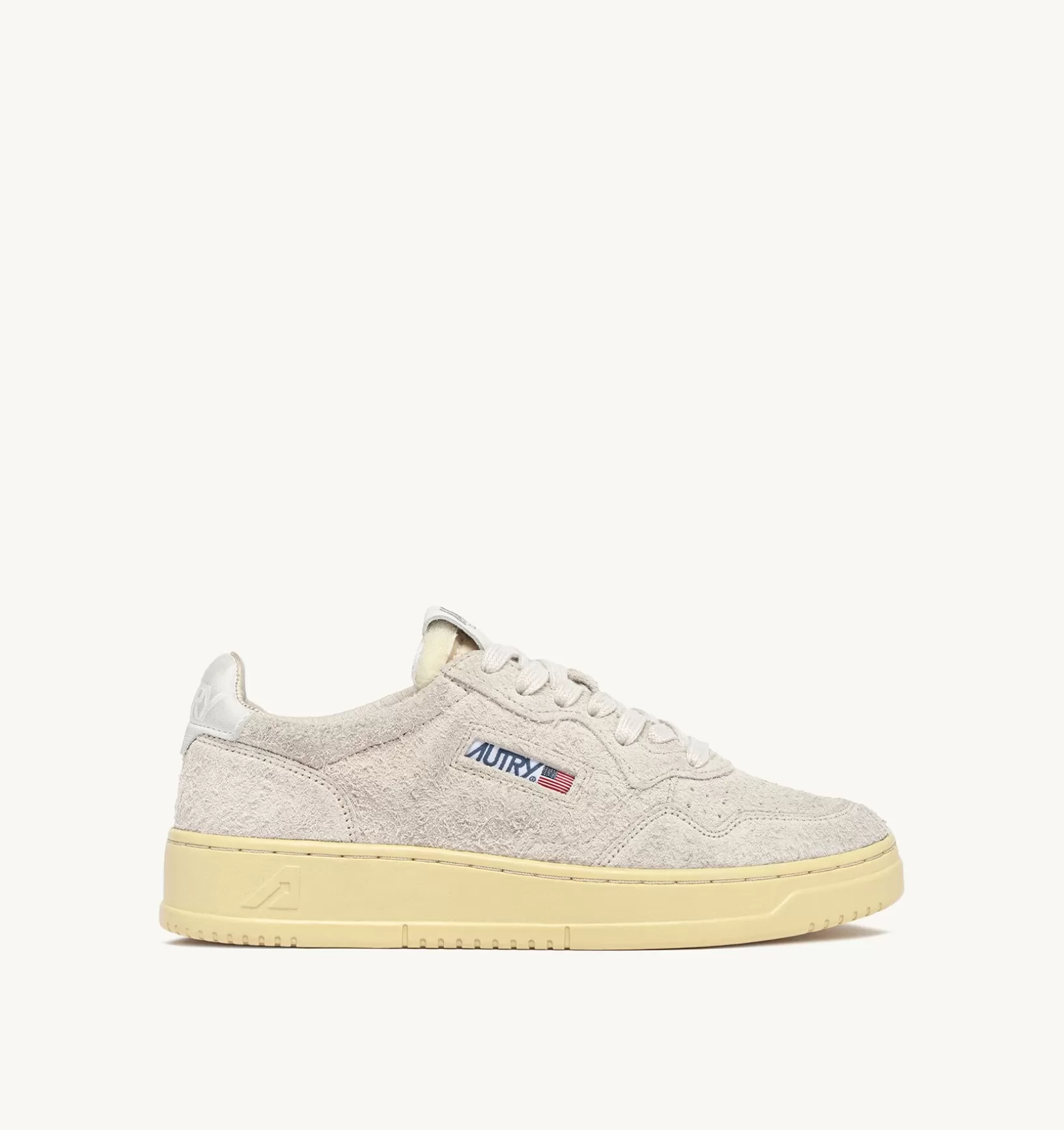 AUTRY Sneakers Medalist Low In Suede Effetto Hair Sand^Donna Medalist