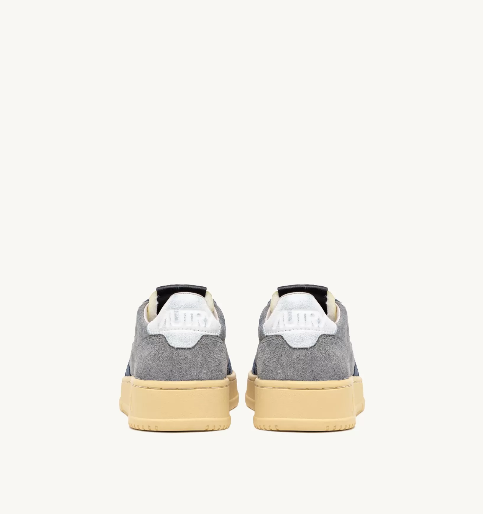 AUTRY Sneakers Medalist Low In Suede Grigio E Azzurro^Donna Medalist