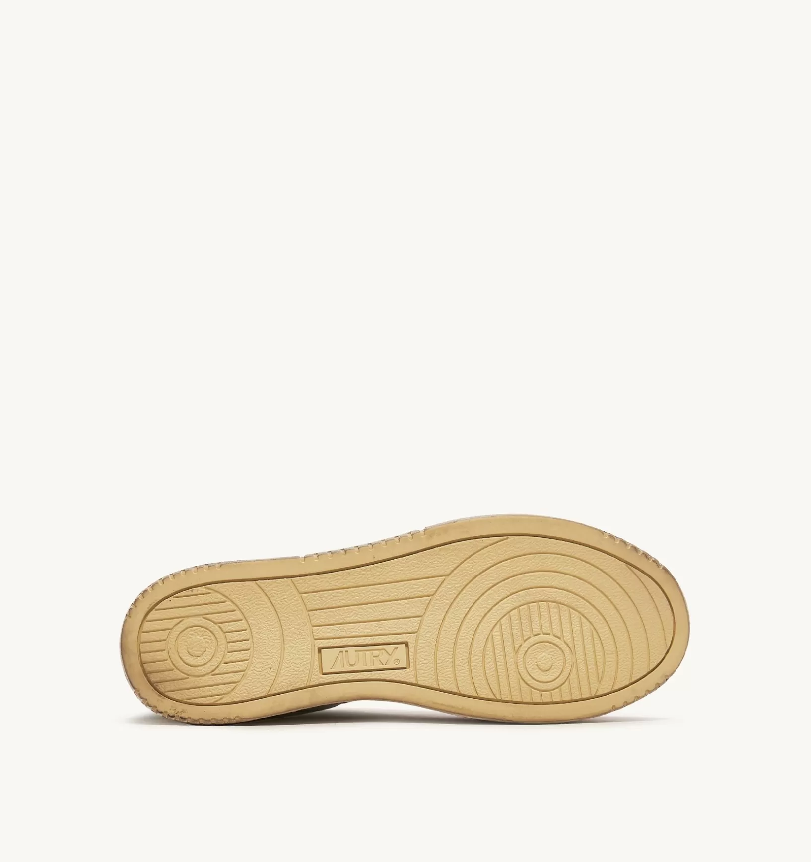 AUTRY Sneakers Medalist Low Super Vintage In Pelle Bianco Arancione Militare^Donna Super Vintage