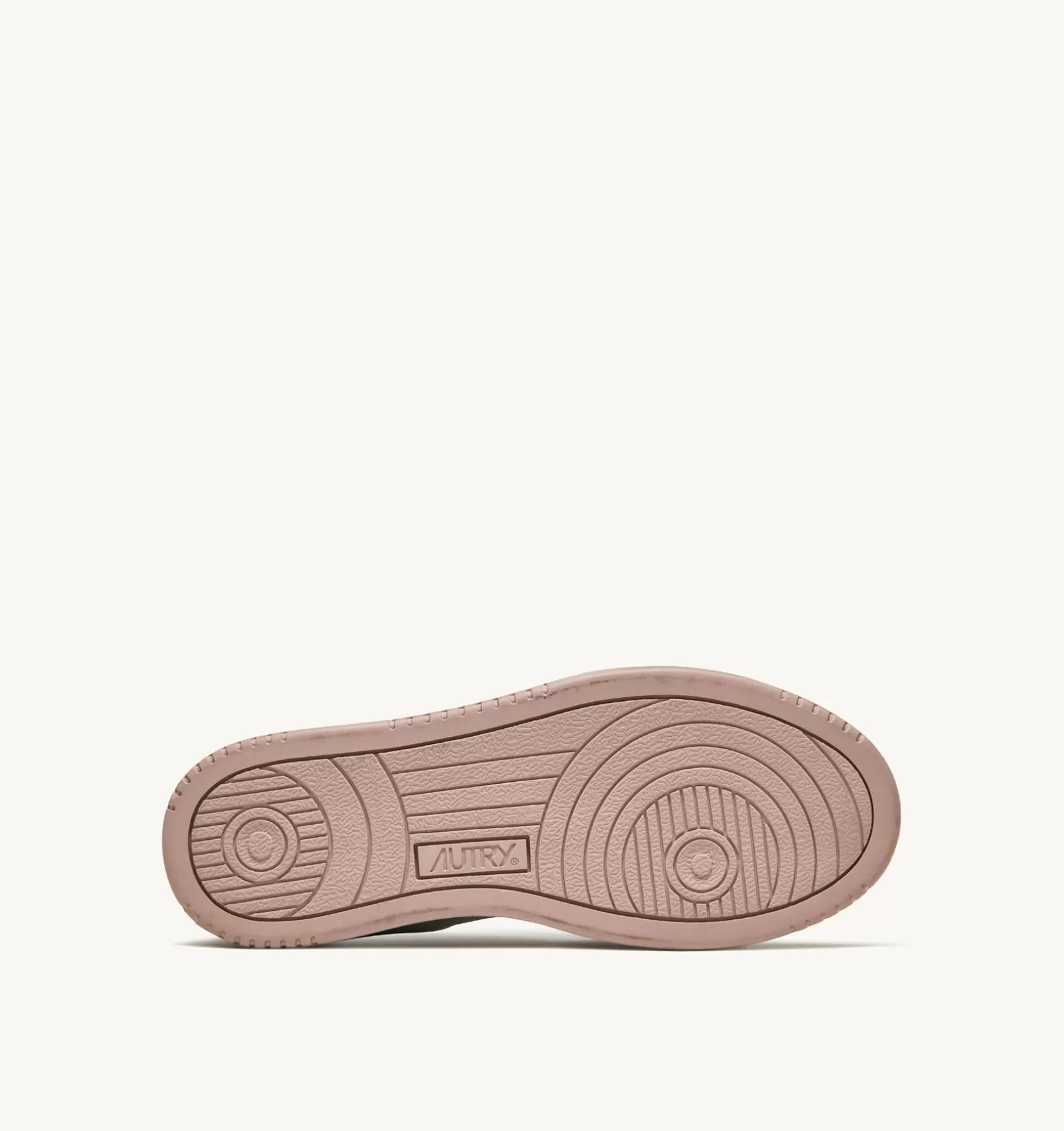 AUTRY Sneakers Medalist Low Super Vintage In Pelle Bianco Marrone Rosa^Uomo Medalist