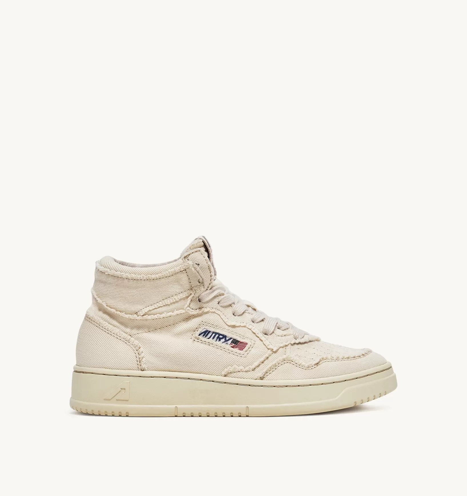 AUTRY Sneakers Medalist Mid In Denim Color Ivory^Donna Medalist