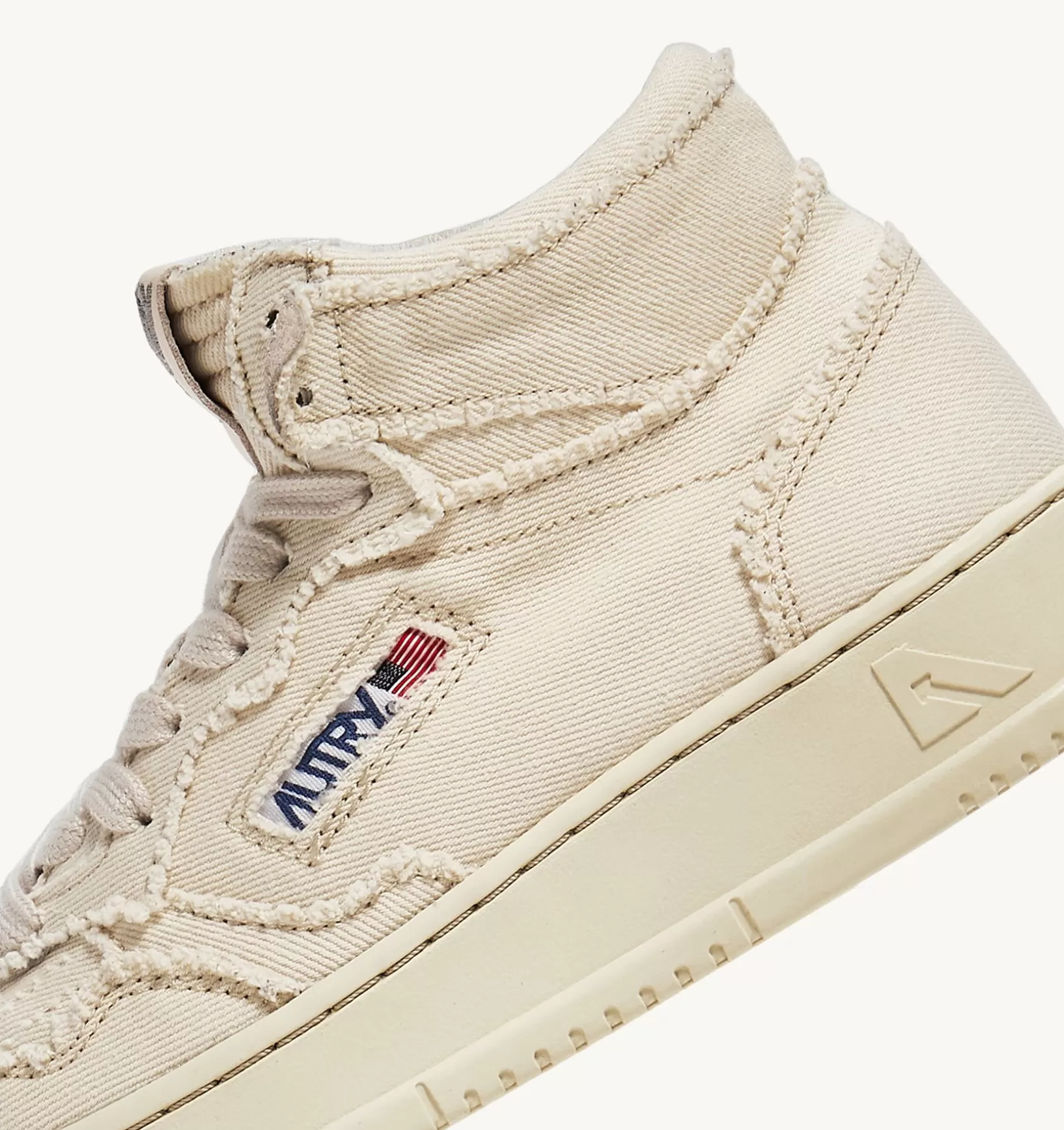 AUTRY Sneakers Medalist Mid In Denim Color Ivory^Donna Medalist